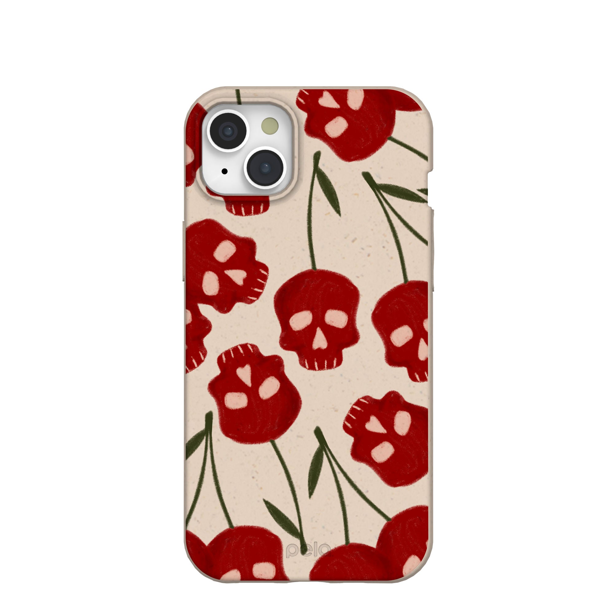 Seashell Scary Cherry iPhone 15 Plus Case Refurbished - Pela Case refurbished available on Cerqular