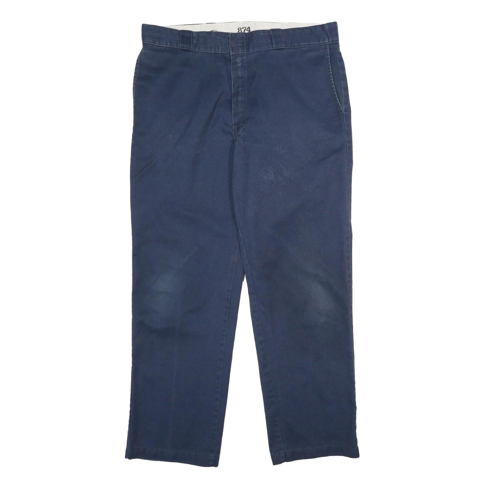 Buy DICKIES Mens Classic Navy Blue Trousers W38 L32 Zip Closure Straight Leg Refurbished - $37.69 DICKIES Mens Classic Navy Blue Trousers W38 L32 Zip Closure Straight Leg Refurbished - N/A refurbished available on Cerqular