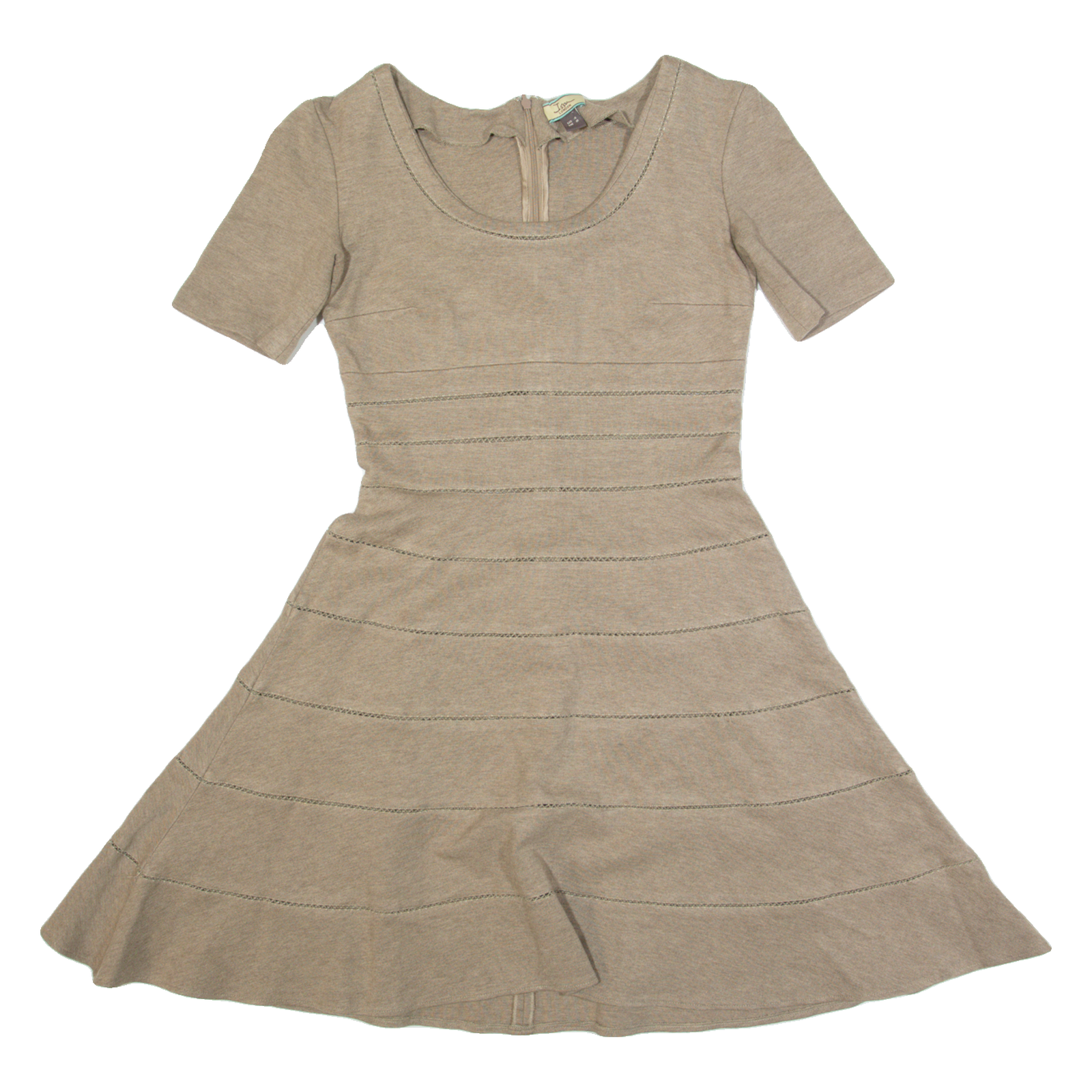 ISSA LONDON Womens Skater Dress Brown Short Sleeve Knee Length UK 8 Refurbished - N/A refurbished available on Cerqular