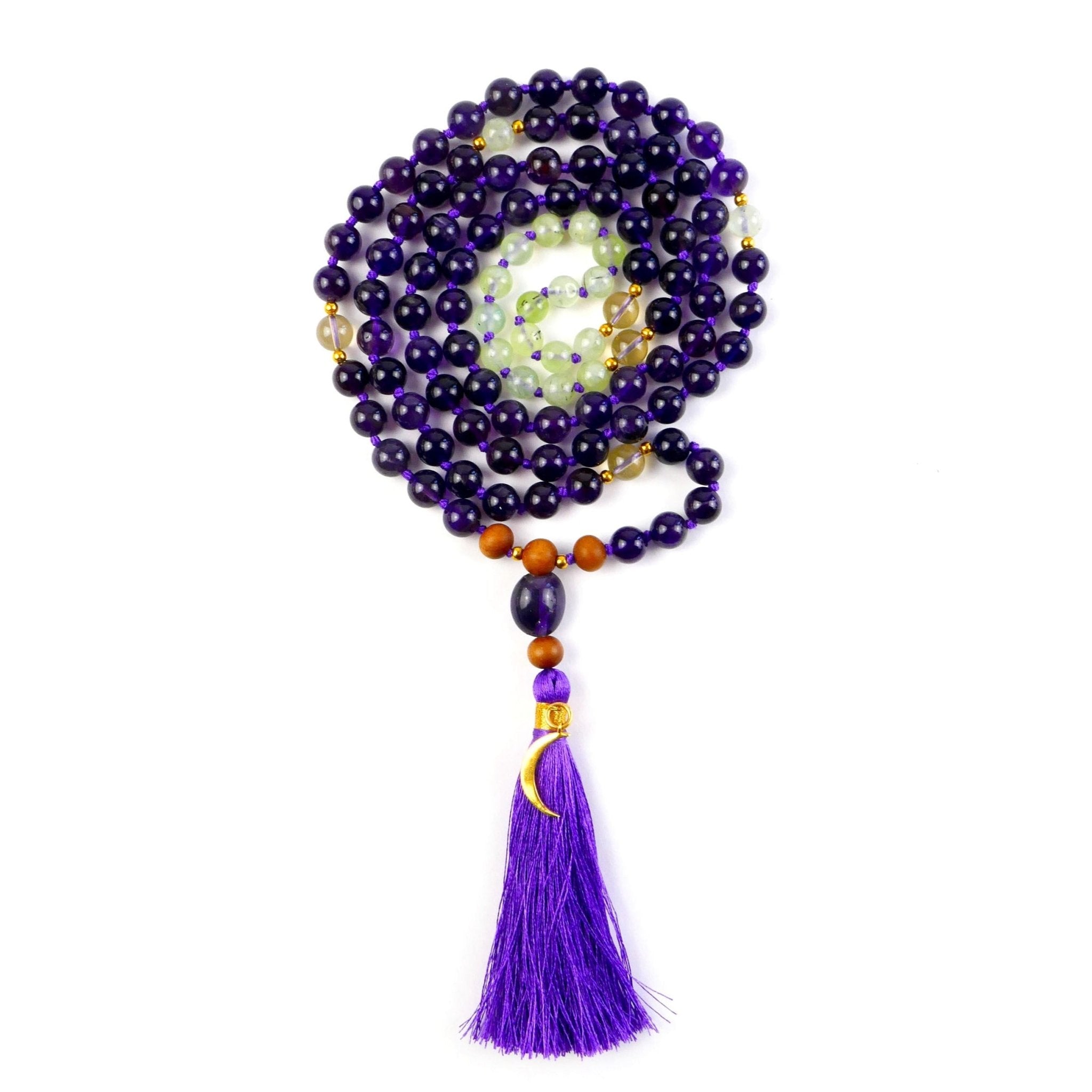 Amethyst Mala Necklace Refurbished - N/A refurbished available on Cerqular