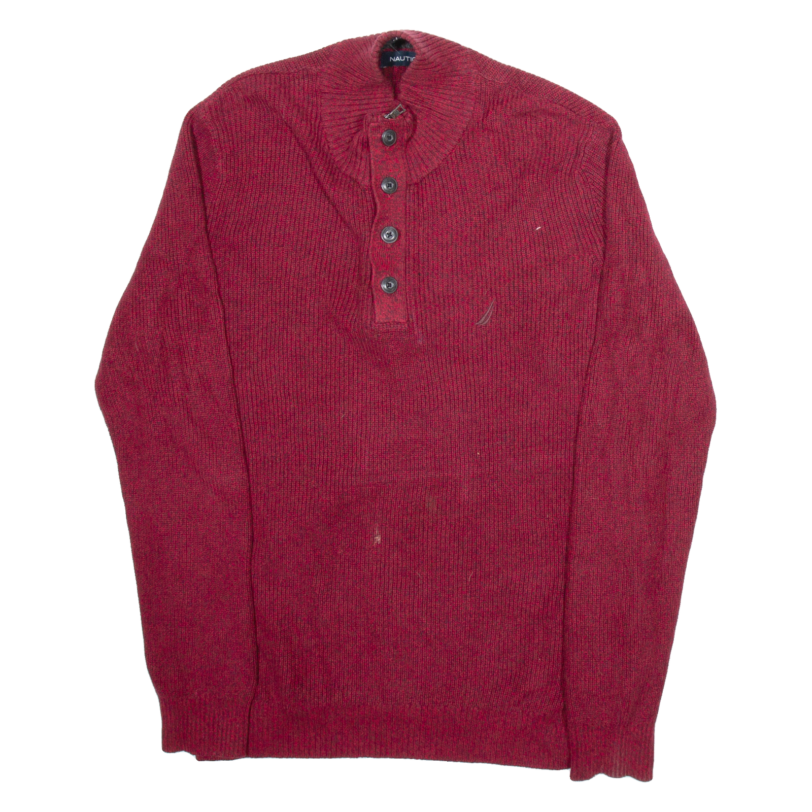 Buy NAUTICA Mens Jumper Red Button Neck Tight Knit XL Refurbished - $24.69 NAUTICA Mens Jumper Red Button Neck Tight Knit XL Refurbished - N/A refurbished available on Cerqular