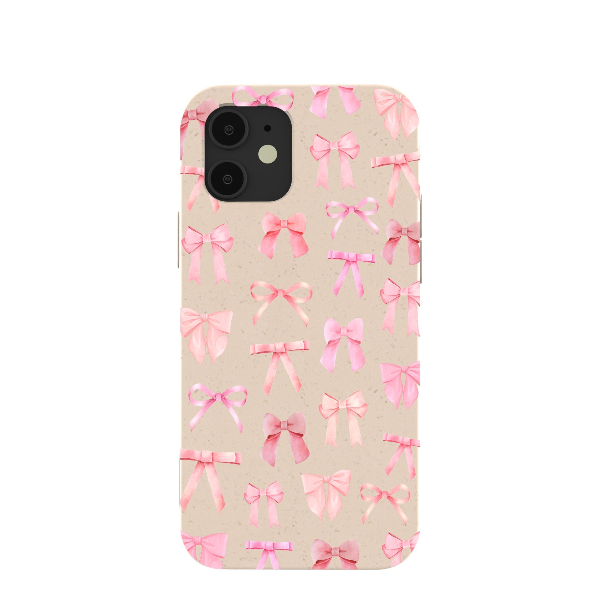 Seashell Rosy Bows iPhone 12/ iPhone 12 Pro Case Refurbished - Pela Case refurbished available on Cerqular