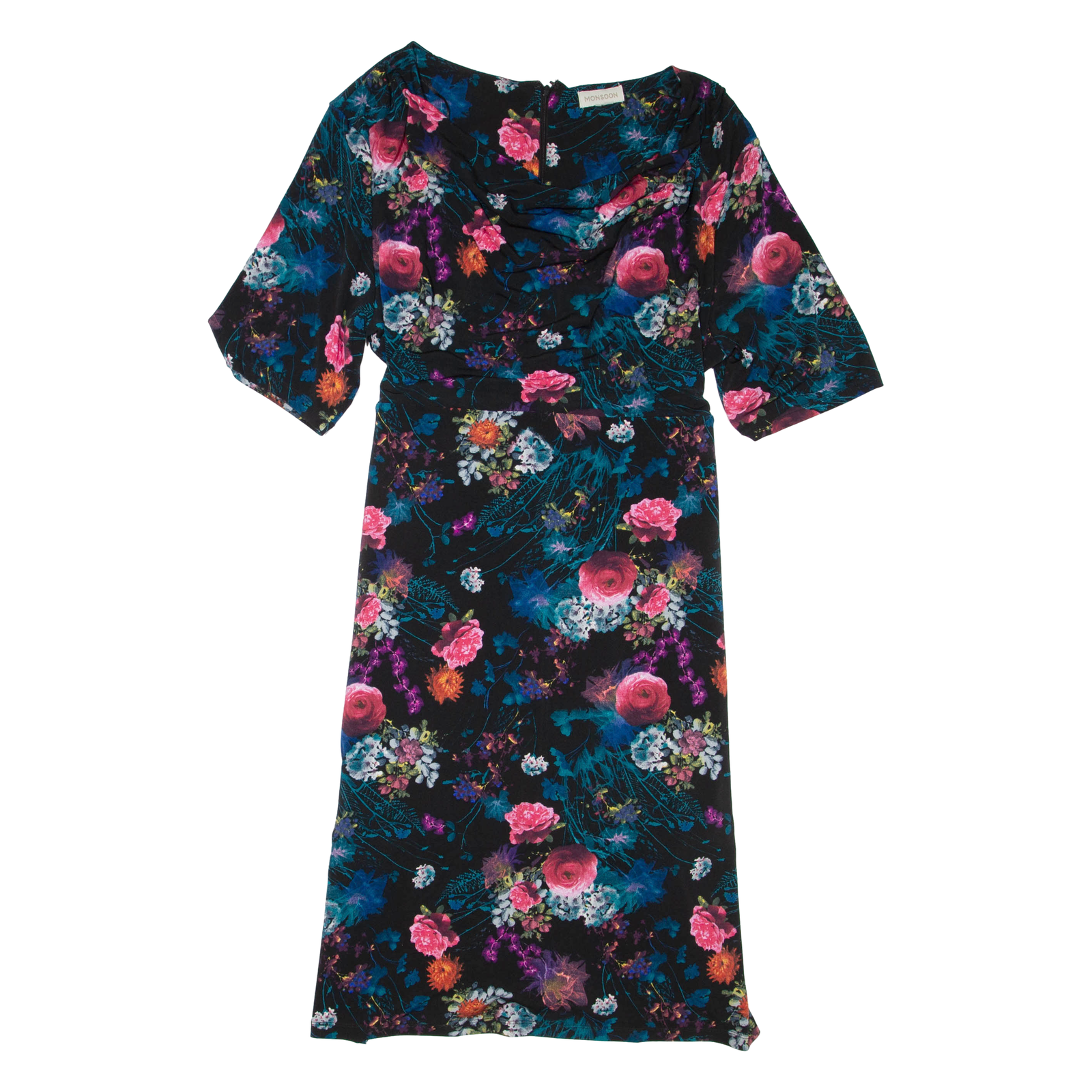 Buy MONSOON Womens Day Dress Black Viscose Floral Short Sleeve Knee Length M Refurbished - $23.39 MONSOON Womens Day Dress Black Viscose Floral Short Sleeve Knee Length M Refurbished - N/A refurbished available on Cerqular