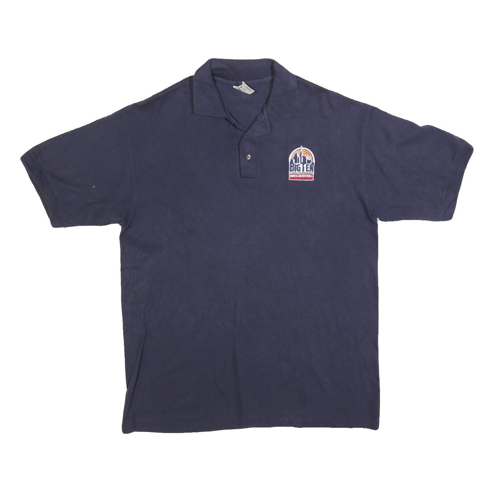 Buy COTTON DELUXE Mens Navy Blue Big Ten Conference Short Sleeve Polo Shirt L Refurbished - $14.29 COTTON DELUXE Mens Navy Blue Big Ten Conference Short Sleeve Polo Shirt L Refurbished - N/A refurbished available on Cerqular
