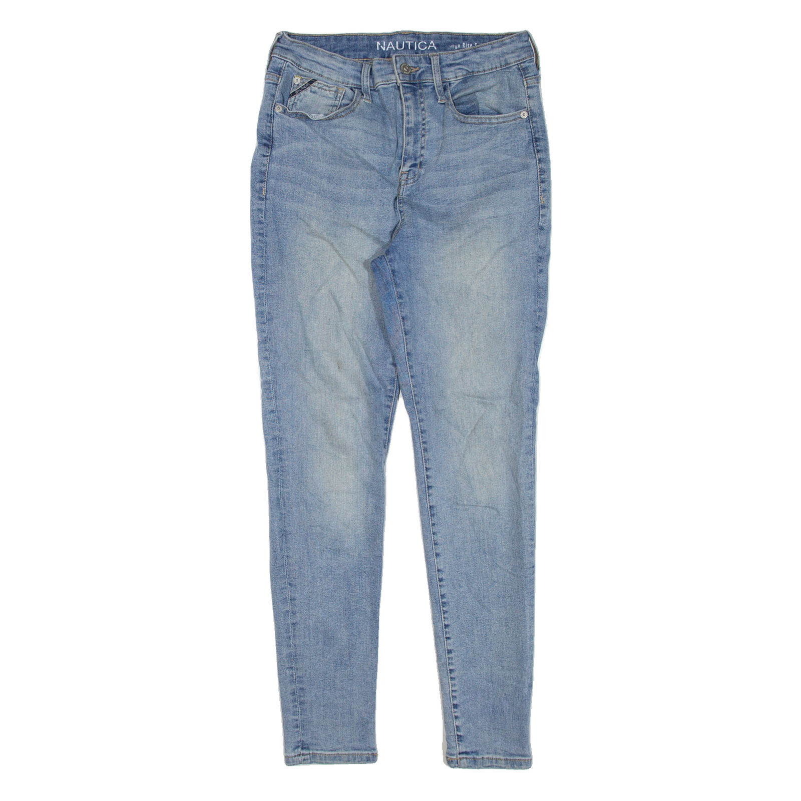 NAUTICA High Rise Womens Jeans Blue Slim Skinny W27 L27 Refurbished - N/A refurbished available on Cerqular