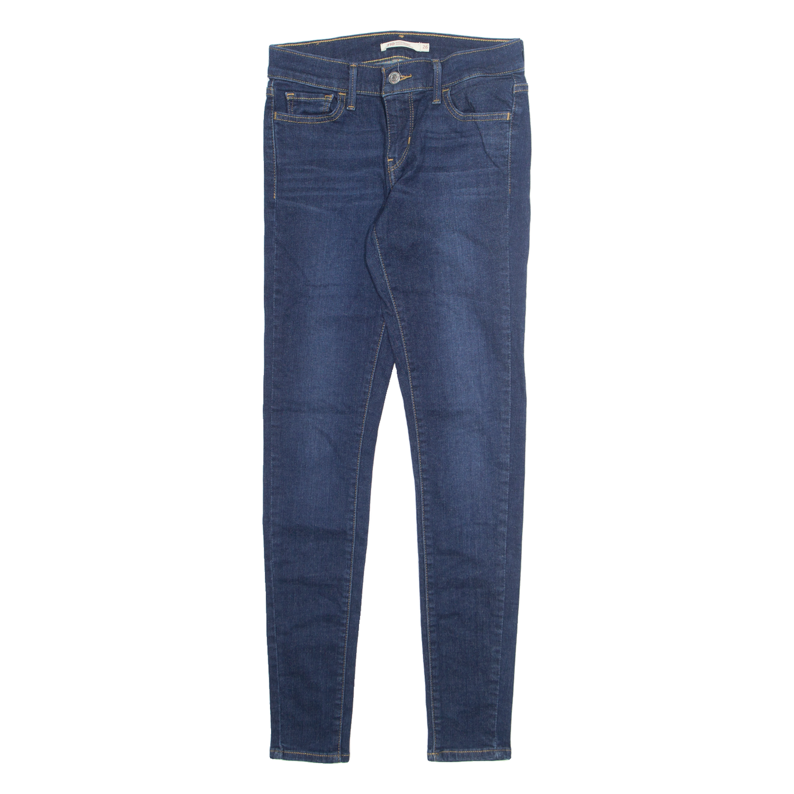LEVI'S 710 Womens Jeans Blue Slim Skinny W26 L29 Refurbished - N/A refurbished available on Cerqular