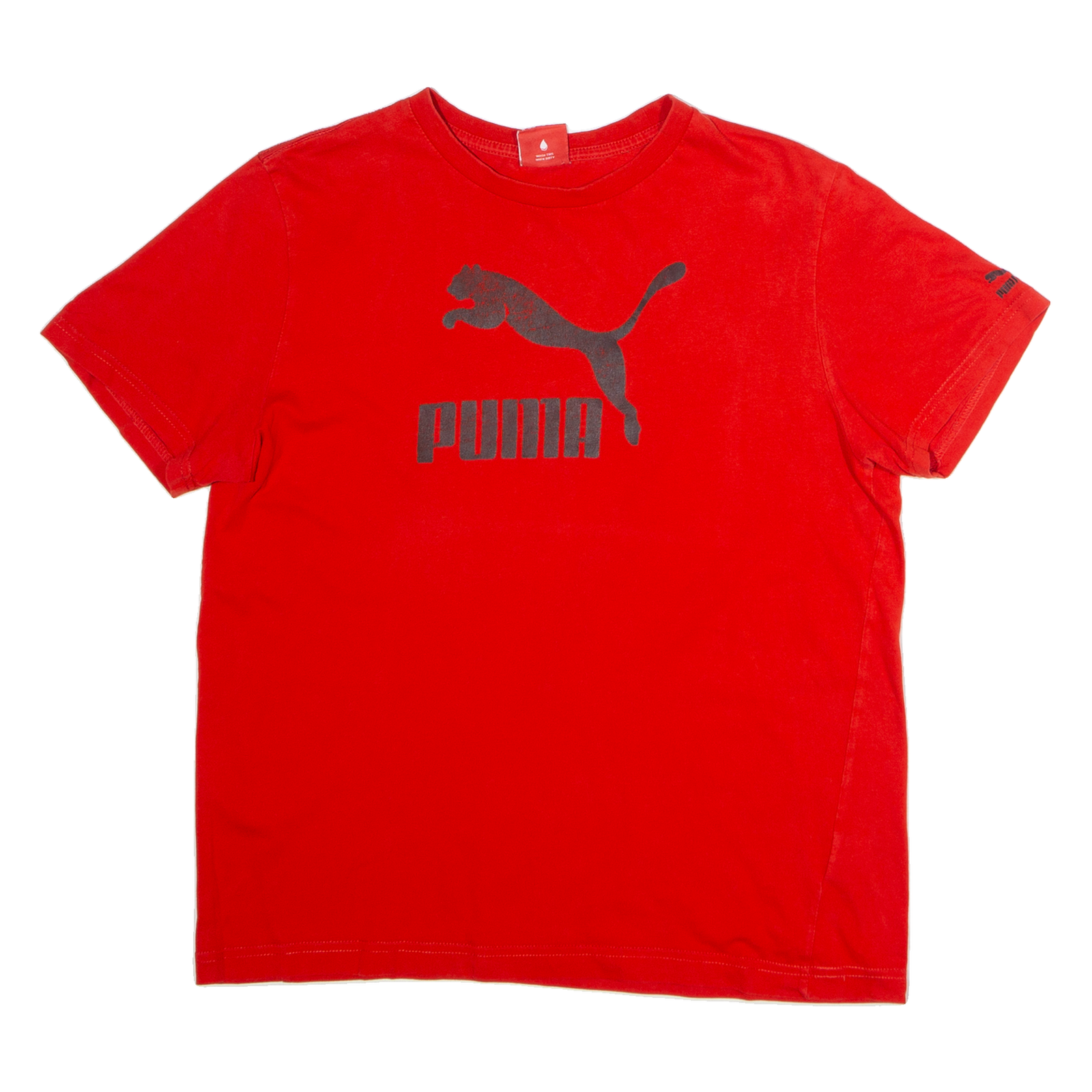 PUMA Mens T-Shirt Red Crew Neck M Refurbished - N/A refurbished available on Cerqular