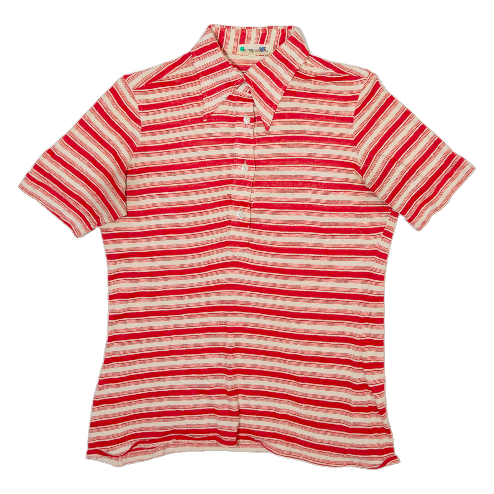 ANNAPAOL Womens Shirt Red Striped S Refurbished - N/A refurbished available on Cerqular