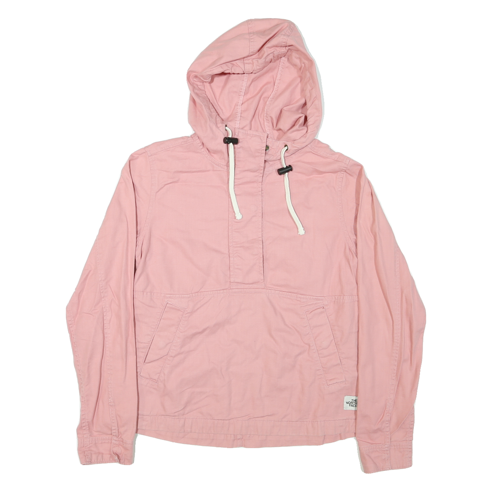 THE NORTH FACE Womens Pink Cotton Hooded Jacket XS Zip Pullover Casual Refurbished - N/A refurbished available on Cerqular