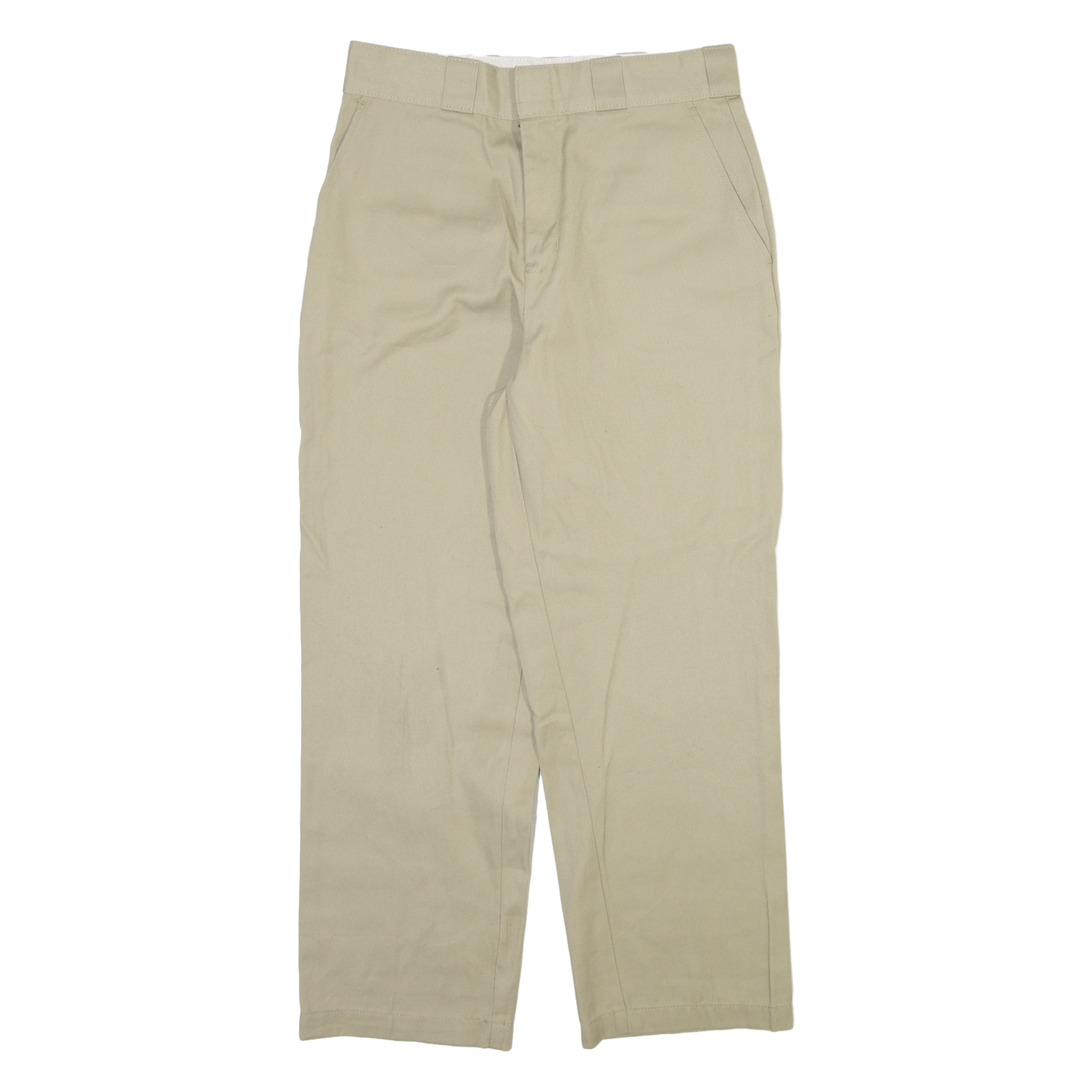 DICKIES Womens Trousers Beige Regular Straight W28 L26 Refurbished - N/A refurbished available on Cerqular