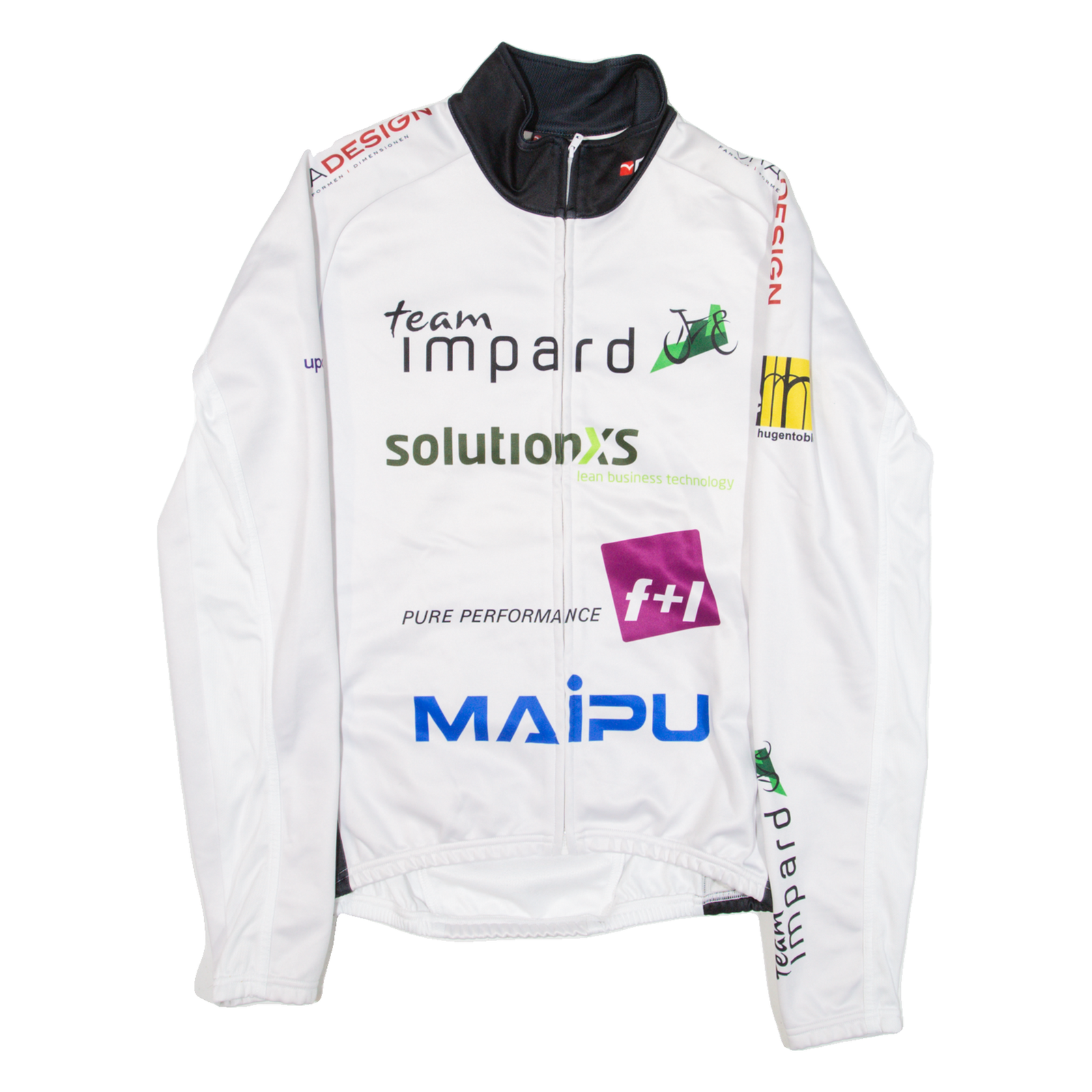 CUORE Cycling Full-Zip Mens Jersey White Long Sleeve S Refurbished - N/A refurbished available on Cerqular