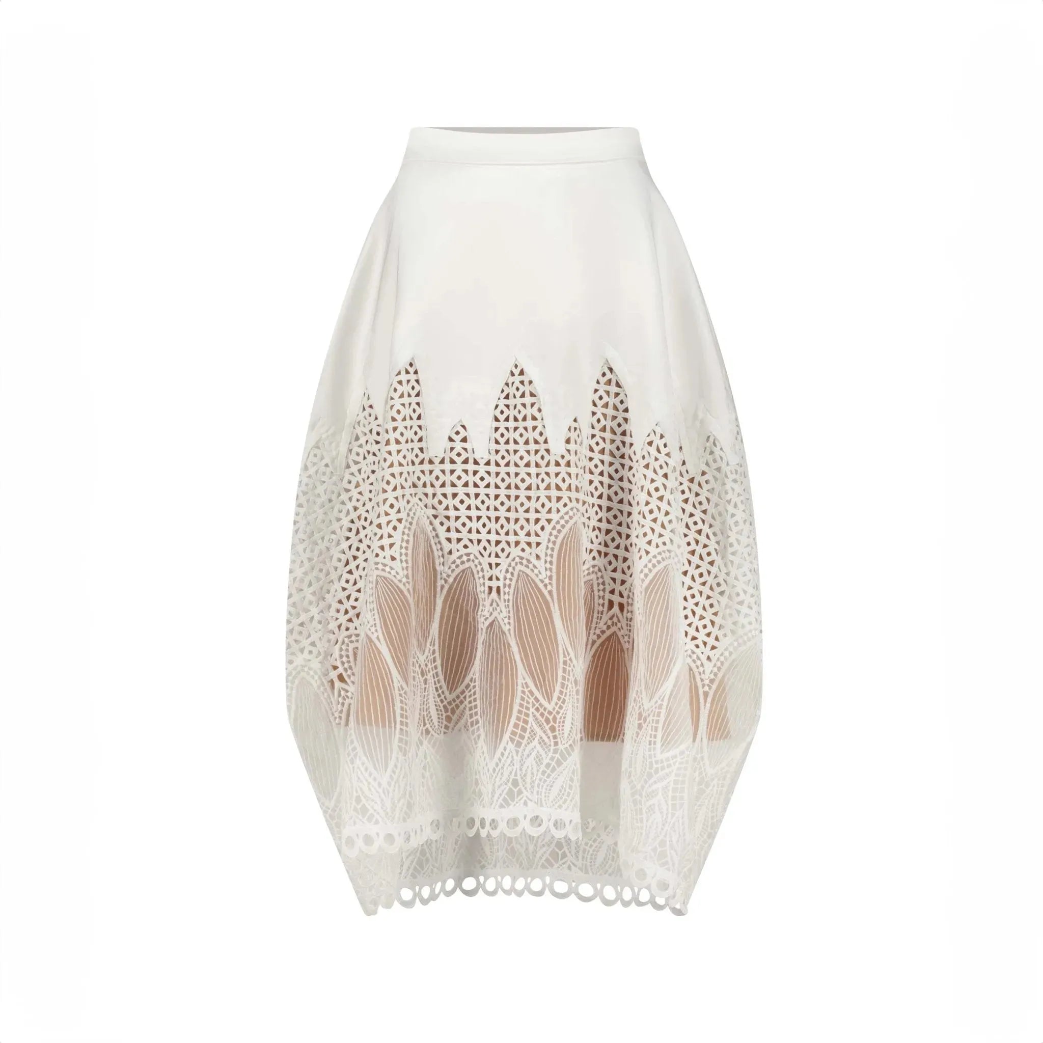 Buy Midi Lace SKirt | Size: S | Color: white Refurbished - $550.00 Midi Lace SKirt | Size: S | Color: white Refurbished - Aloud (note: this is a lesser-known brand, but it has refurbished available on Cerqular