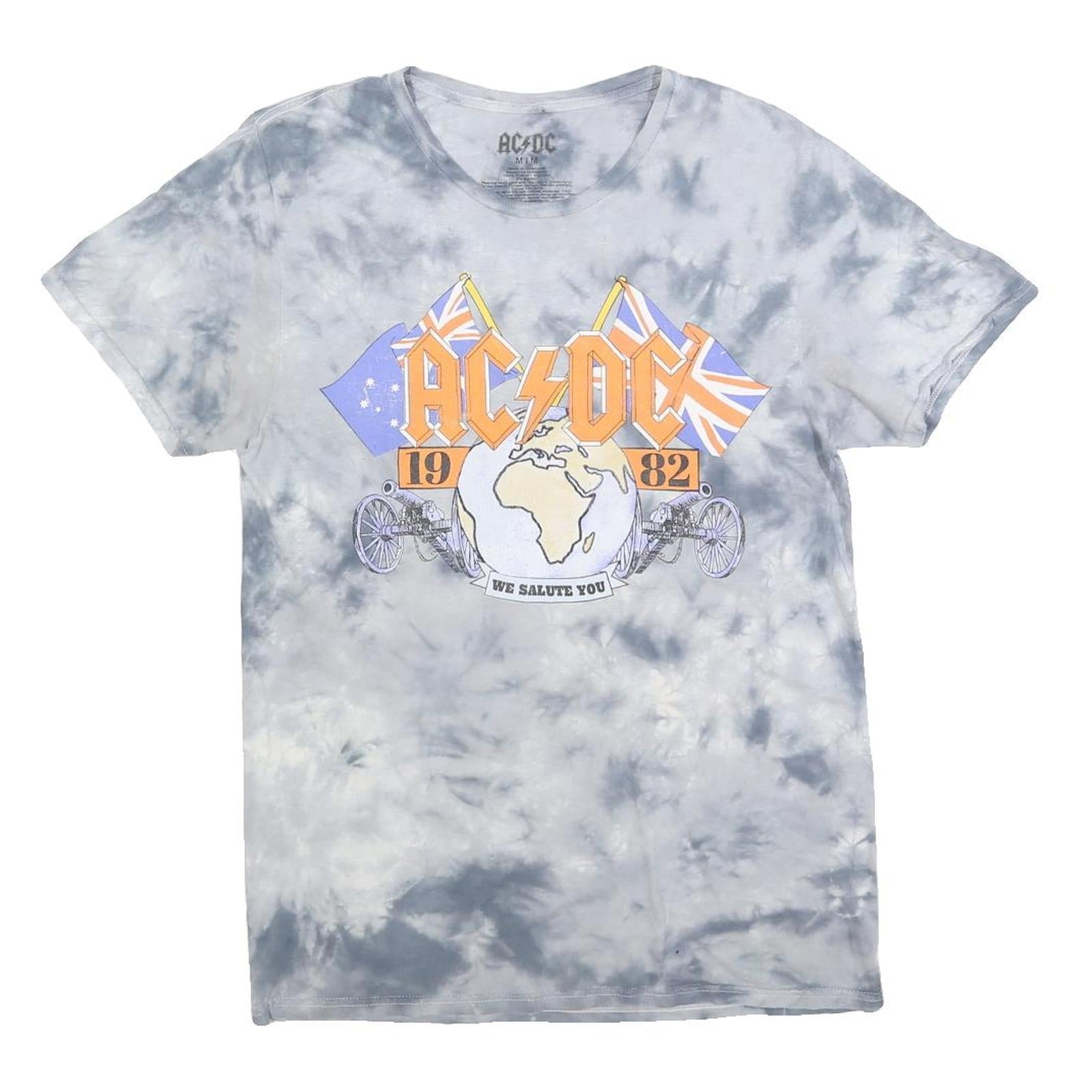 Buy ACDC Mens Grey Tie Dye Graphic T-Shirt M Short Sleeve Crew Neck Rock Band Refurbished - $32.49 ACDC Mens Grey Tie Dye Graphic T-Shirt M Short Sleeve Crew Neck Rock Band Refurbished - N/A refurbished available on Cerqular