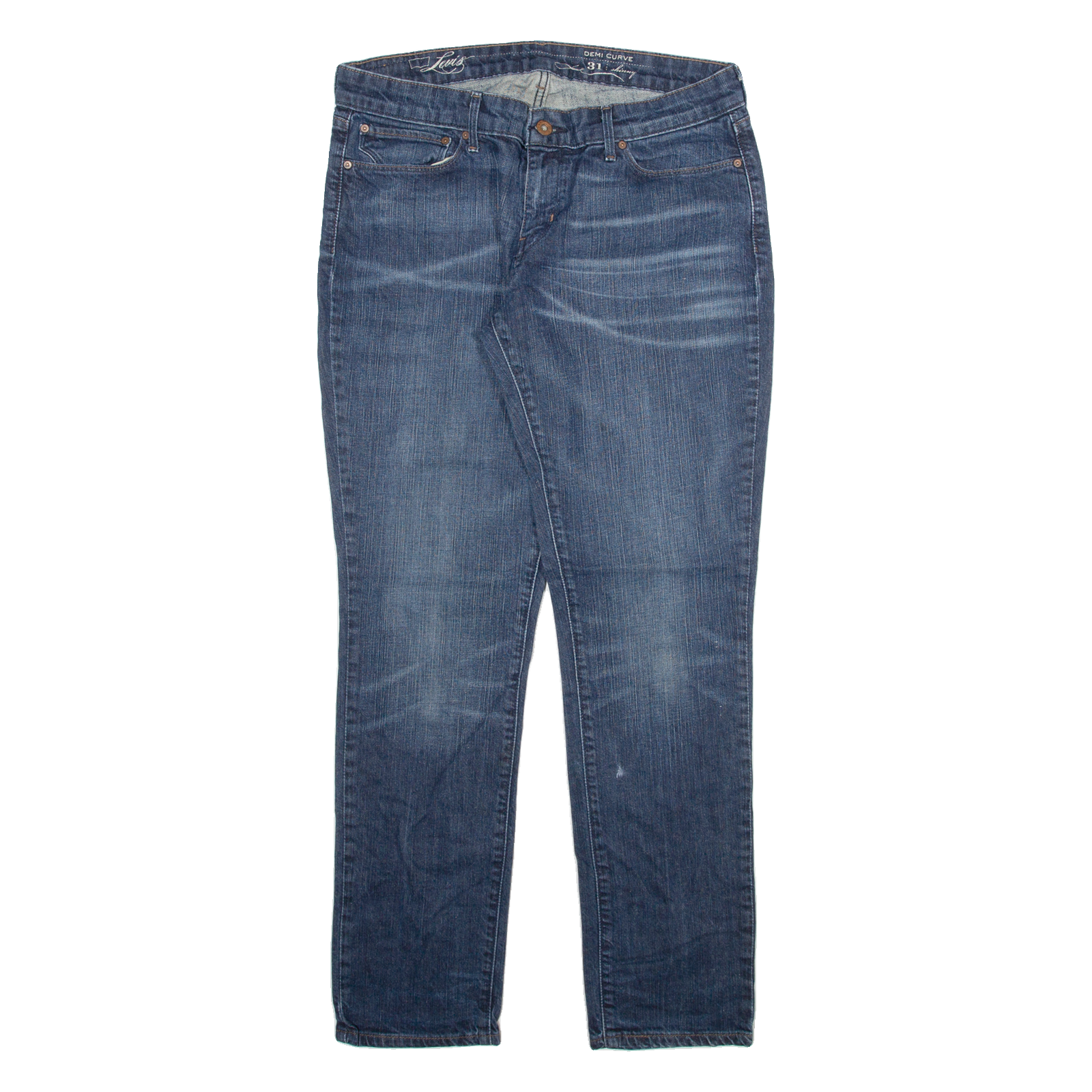 LEVI'S Womens Jeans Blue Slim Skinny W31 L32 Refurbished - N/A refurbished available on Cerqular