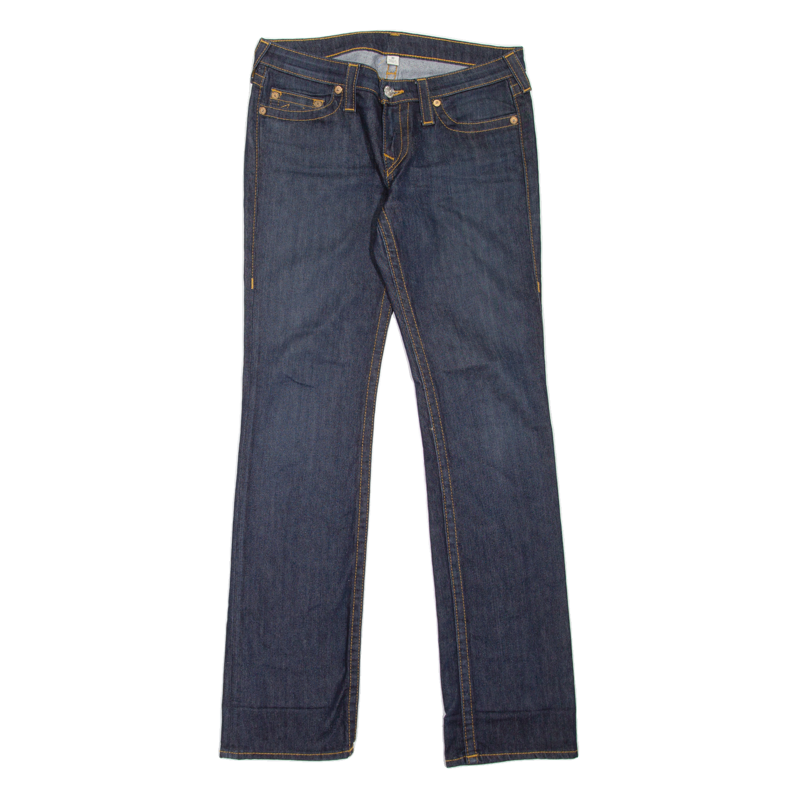 TRUE RELIGION Womens Jeans Blue Regular Straight W30 L34 Refurbished - N/A refurbished available on Cerqular