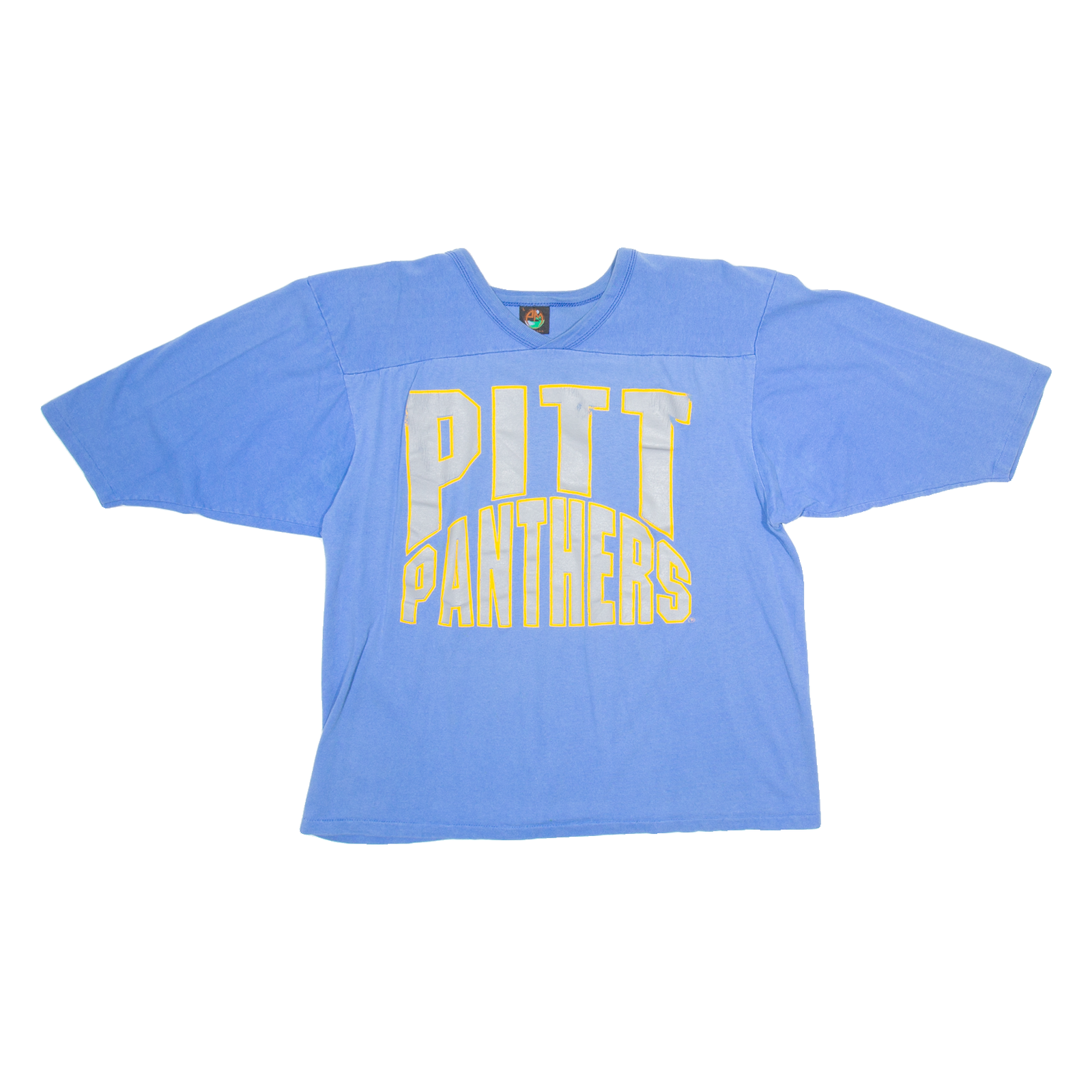 PM Pitt Panthers Mens T-Shirt Blue 3/4 Sleeve USA V-Neck L Refurbished - N/A refurbished available on Cerqular