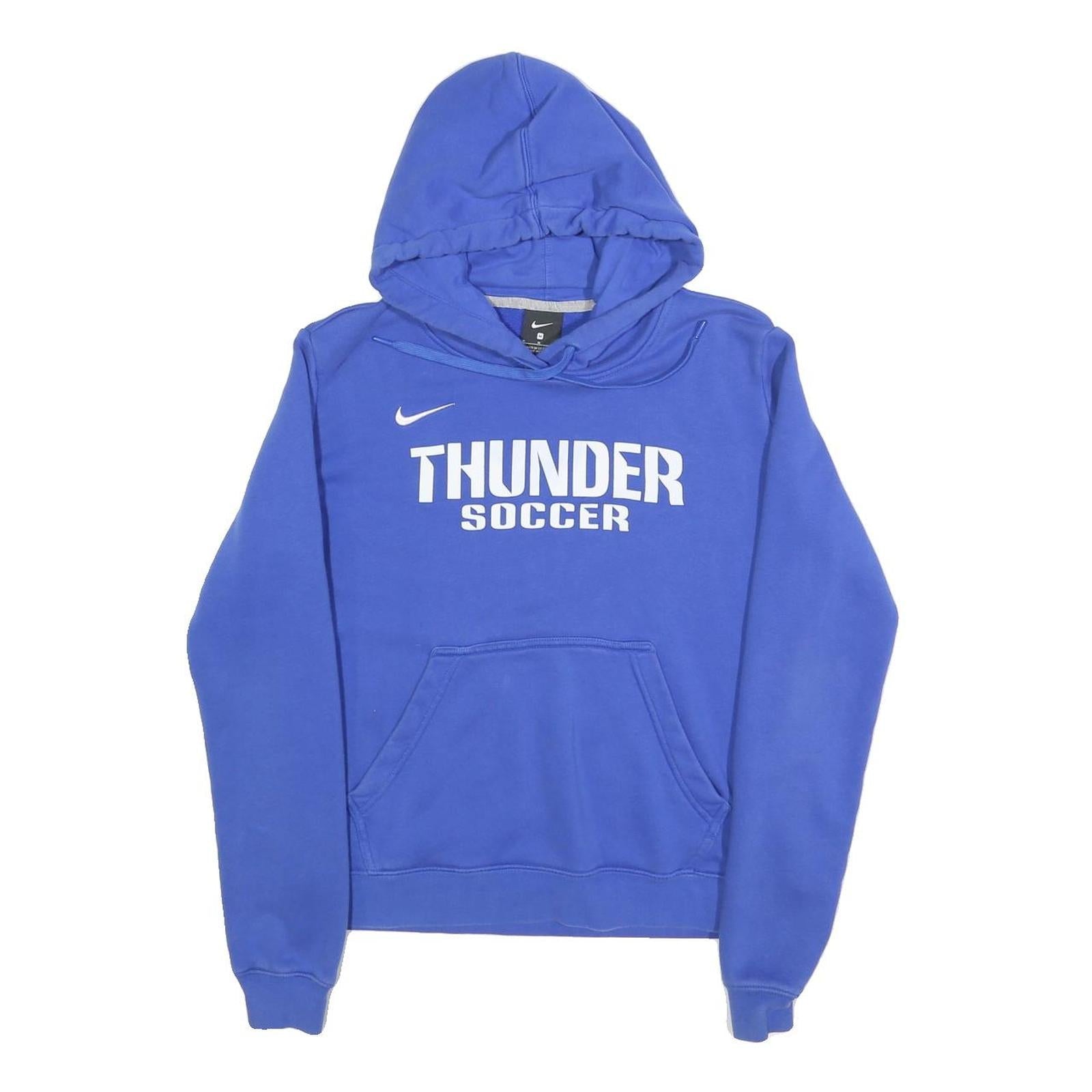 Buy NIKE Mens Blue Thunder Soccer Hoodie M Cotton Blend Casual Sportswear Refurbished - $41.59 NIKE Mens Blue Thunder Soccer Hoodie M Cotton Blend Casual Sportswear Refurbished - N/A refurbished available on Cerqular