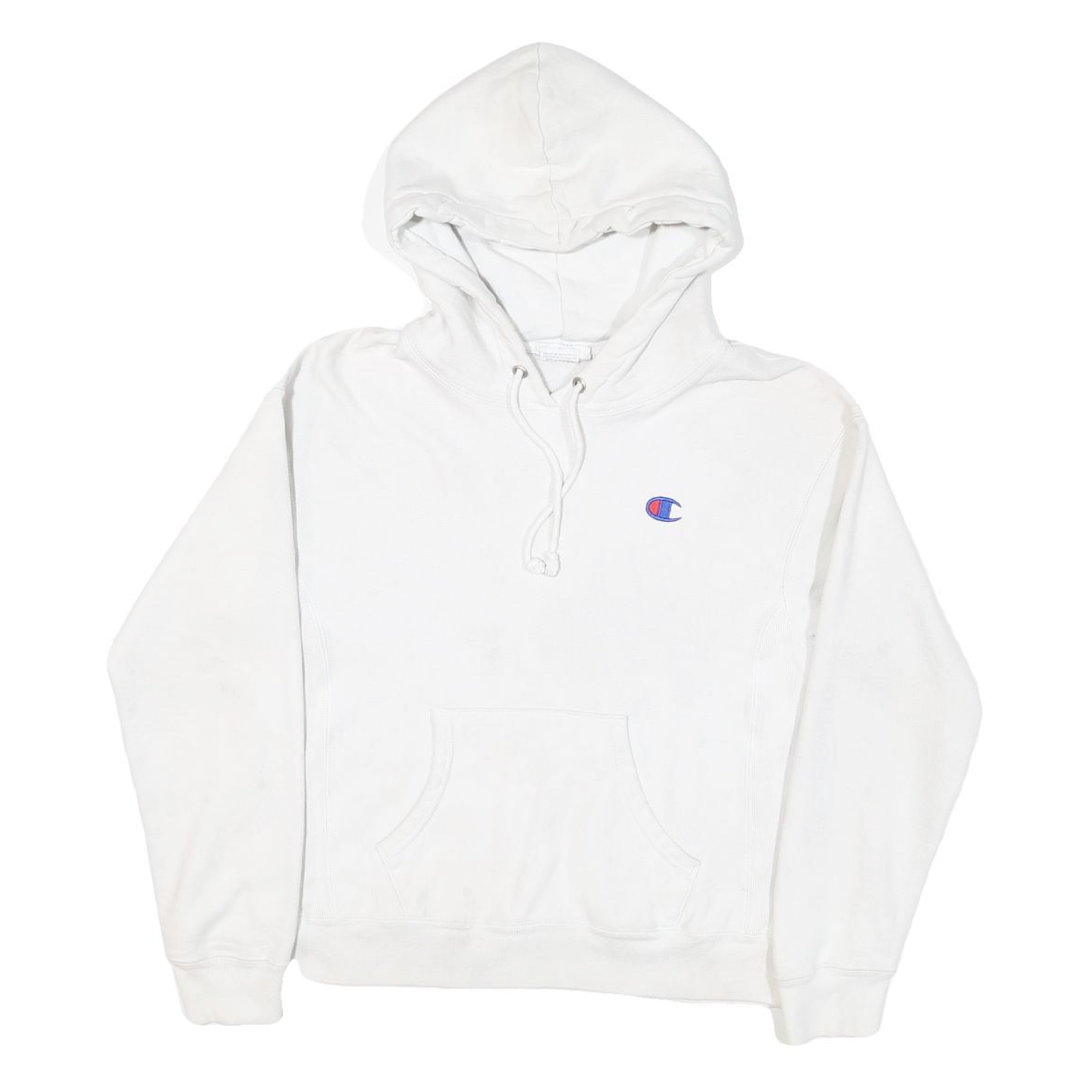 CHAMPION Womens White Pullover Hoodie S Cotton Blend Casual Sportswear Refurbished - N/A refurbished available on Cerqular