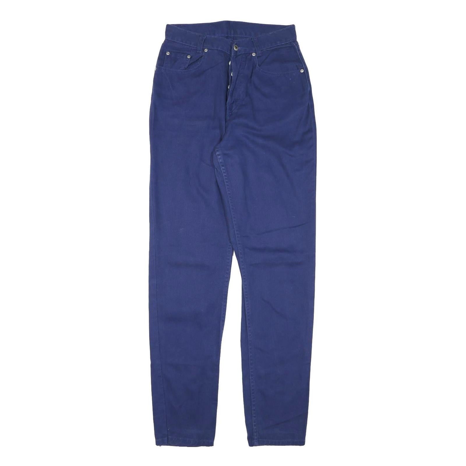 ETC Womens Regular Blue Jeans Cotton Blend Button W26 L31 Classic Straight Refurbished - N/A refurbished available on Cerqular