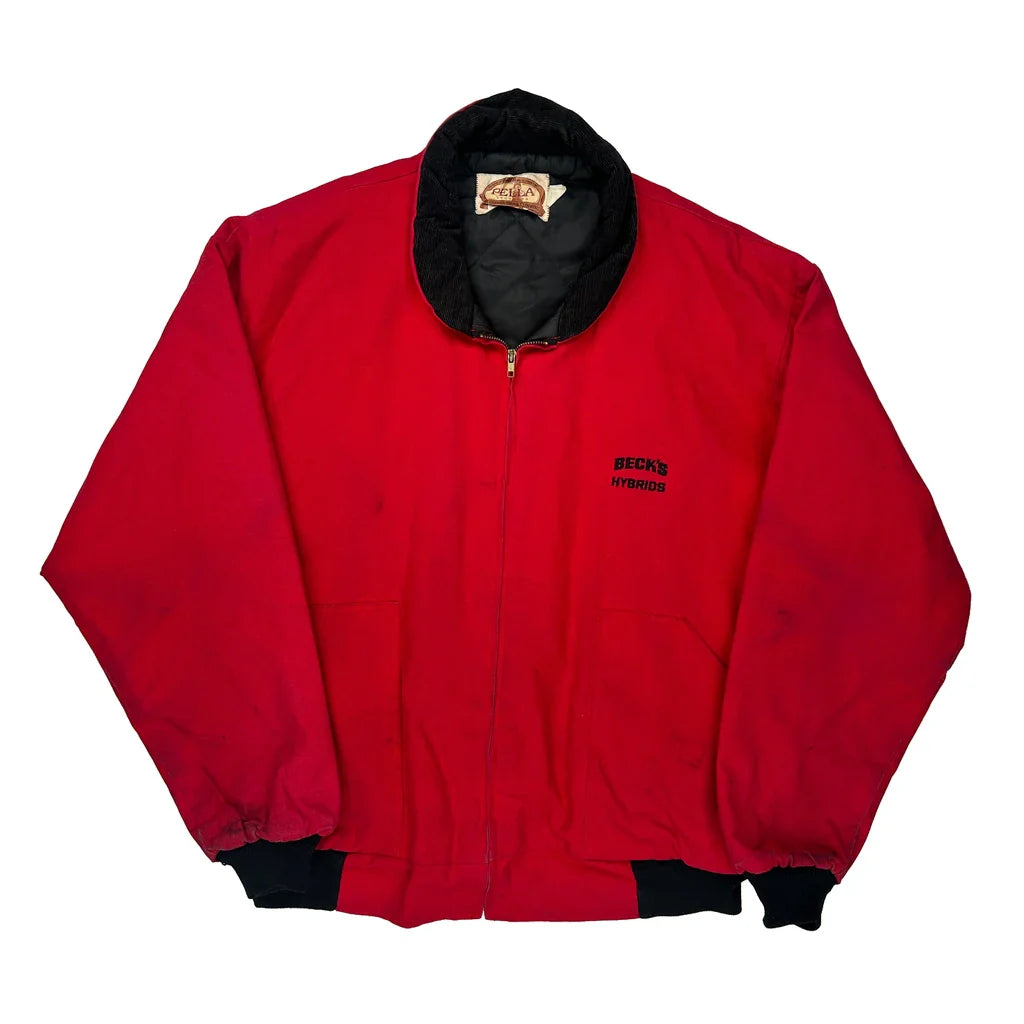 Pella Jacket - 2XL Black Polyester Refurbished - Thrifted (note: this is a term often used to describe second- refurbished available on Cerqular