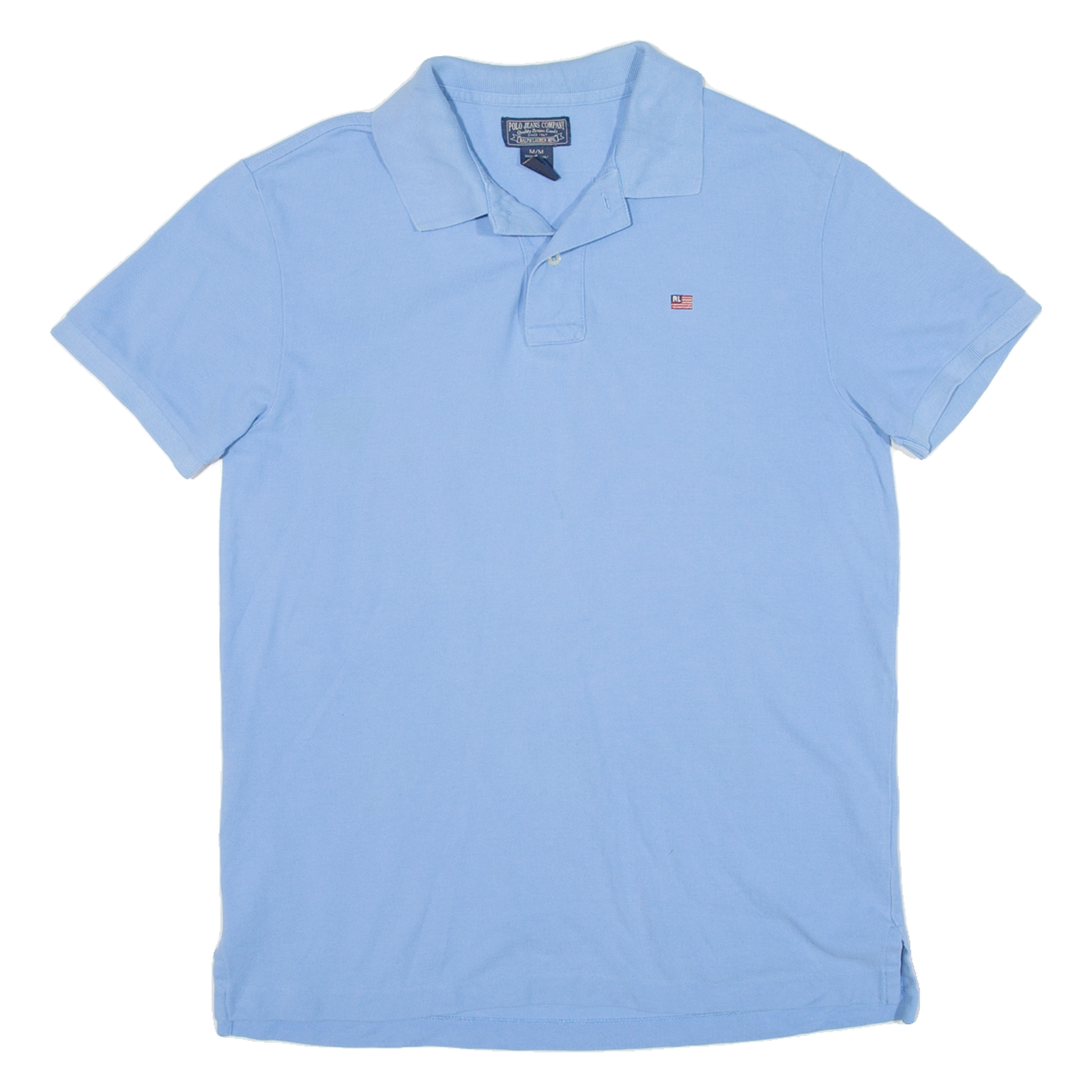 RALPH LAUREN POLO JEANS COMPANY Mens Polo Shirt Blue M Refurbished - N/A refurbished available on Cerqular
