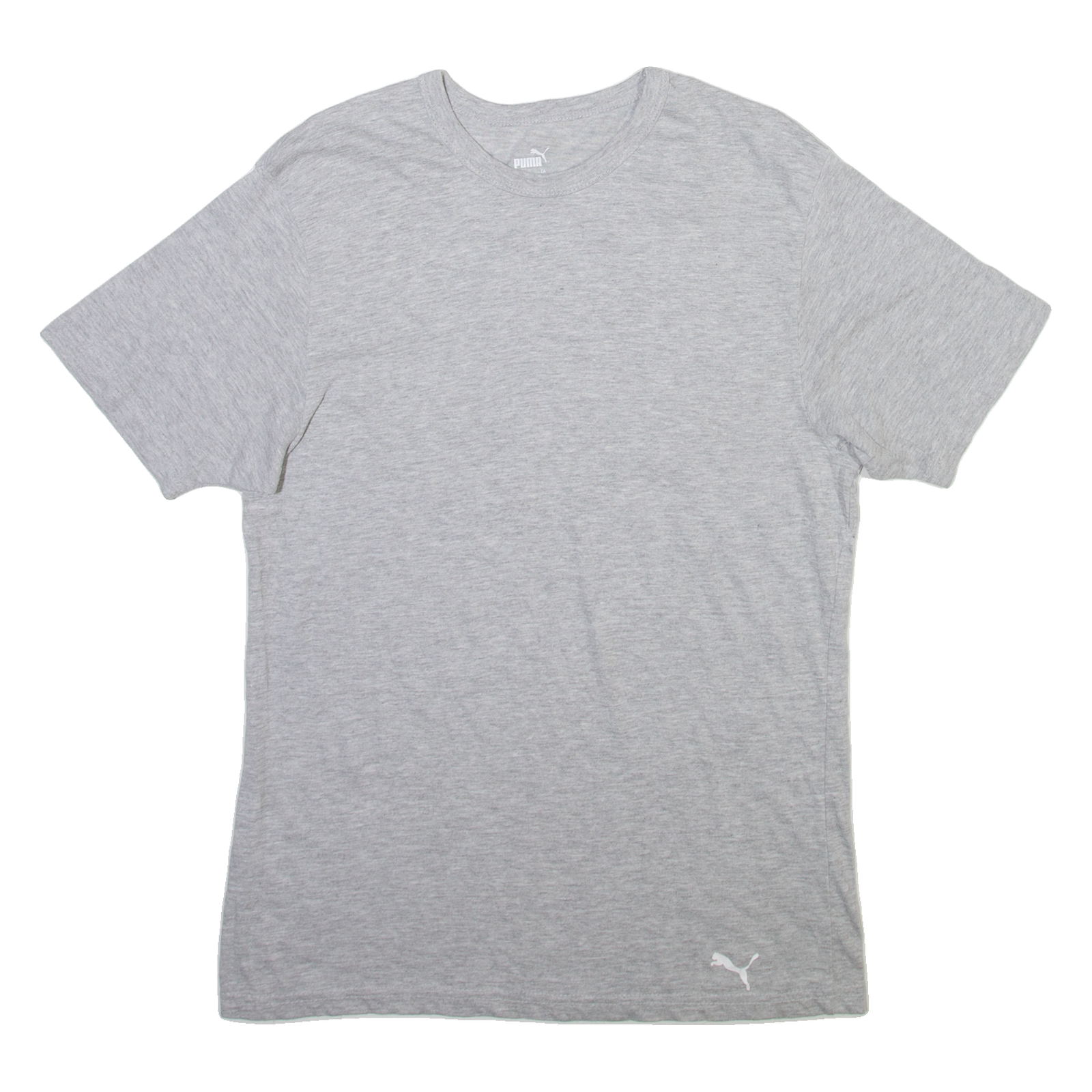 PUMA Mens T-Shirt Grey L Refurbished - N/A refurbished available on Cerqular