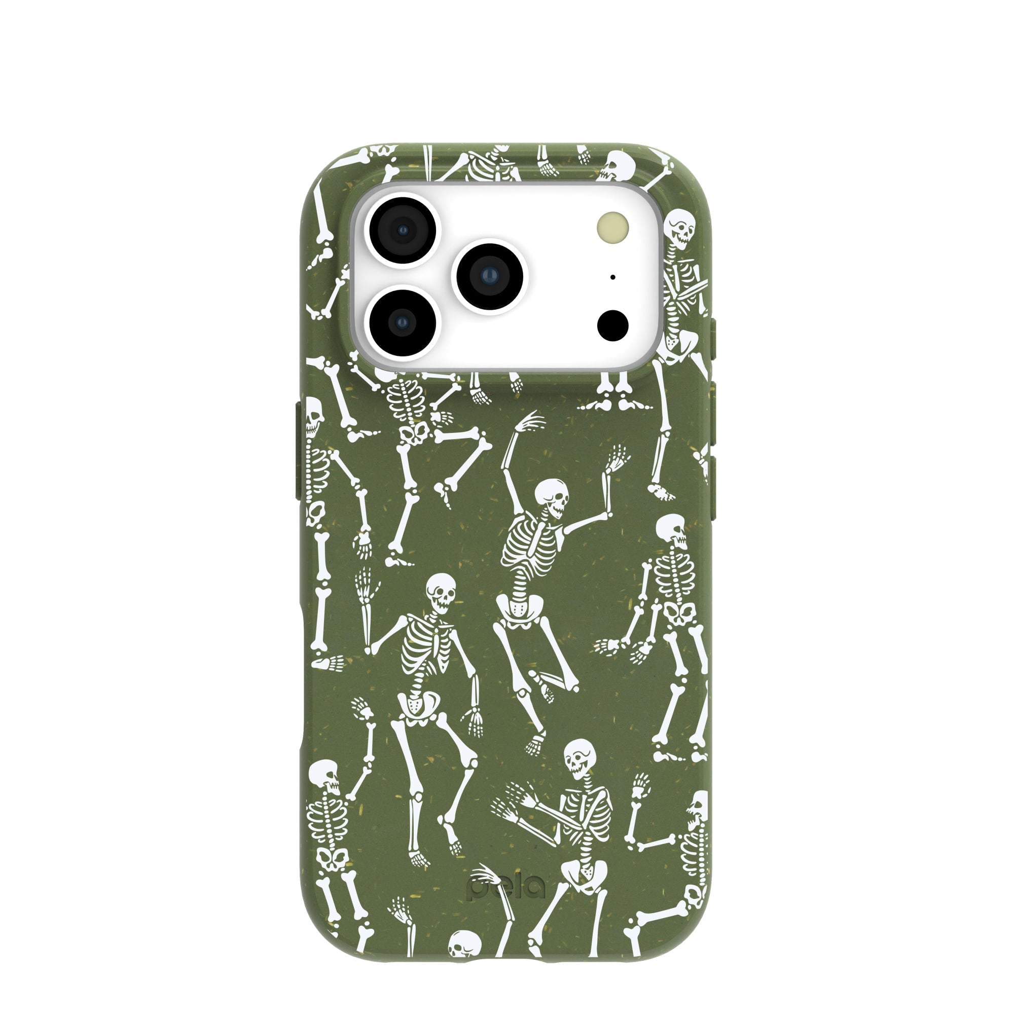 Forest Floor Boogie Bones iPhone 17 Pro Case | MagSafe Compatibility: Without MagSafe Refurbished - Pela Case refurbished available on Cerqular