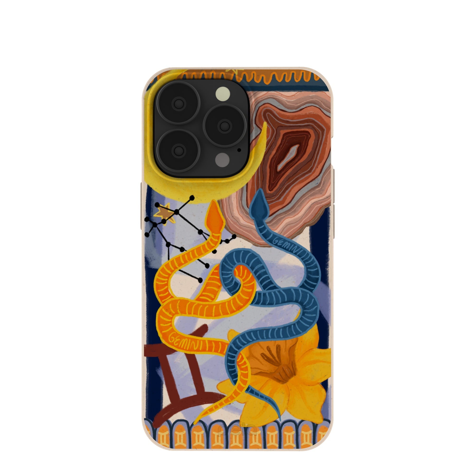 Seashell Gemini Twin iPhone 13 Pro Case Refurbished - Pela Case refurbished available on Cerqular