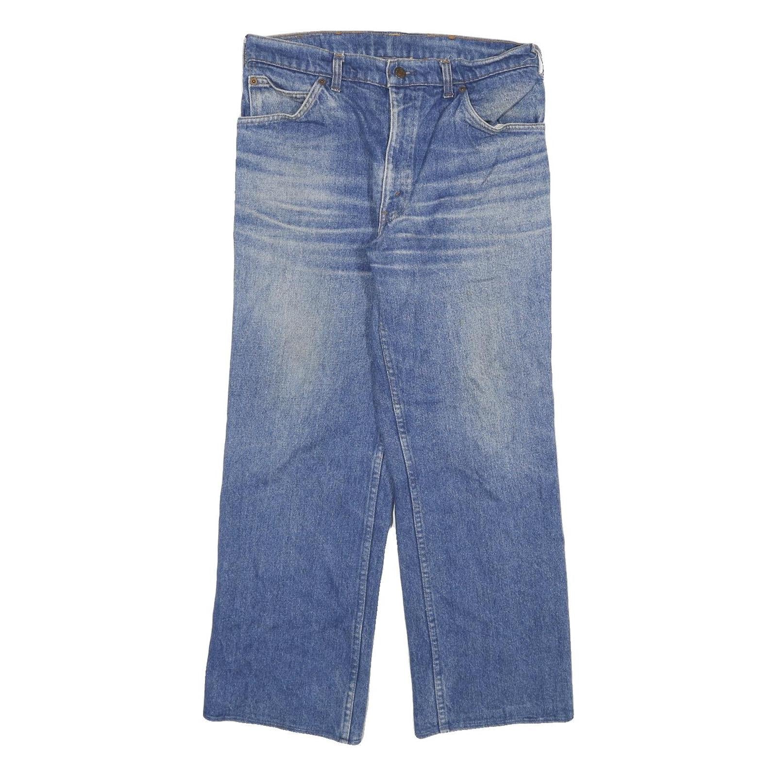 LEVI'S Mens Regular Blue Denim Jeans W30 L27 Zip Classic Relaxed Fit Refurbished - N/A refurbished available on Cerqular