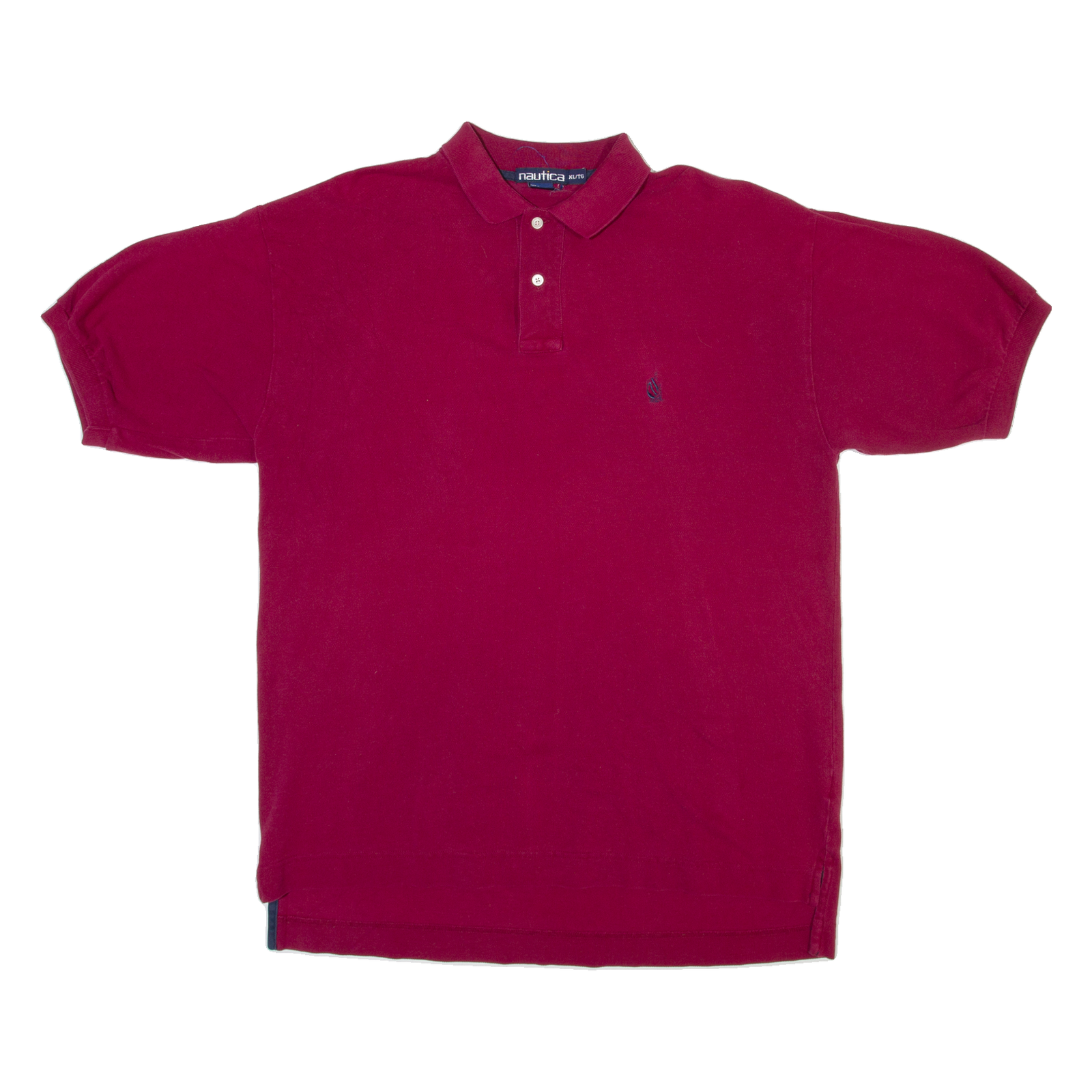 NAUTICA Mens Polo Shirt Red XL Refurbished - N/A refurbished available on Cerqular