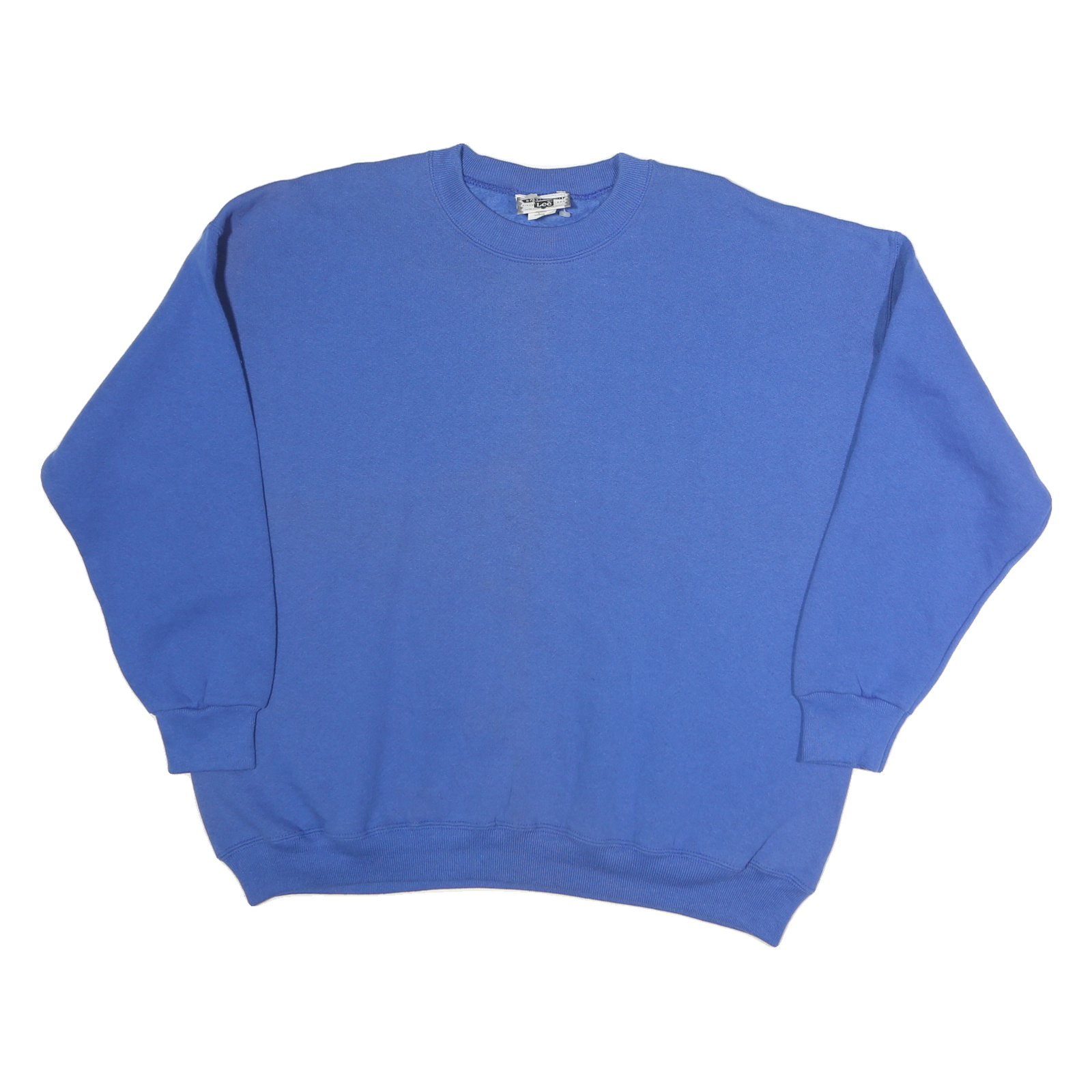 LEE Mens Blue Crew Neck 2XL Cotton Pullover Sweatshirt Casual Comfort Refurbished - N/A refurbished available on Cerqular
