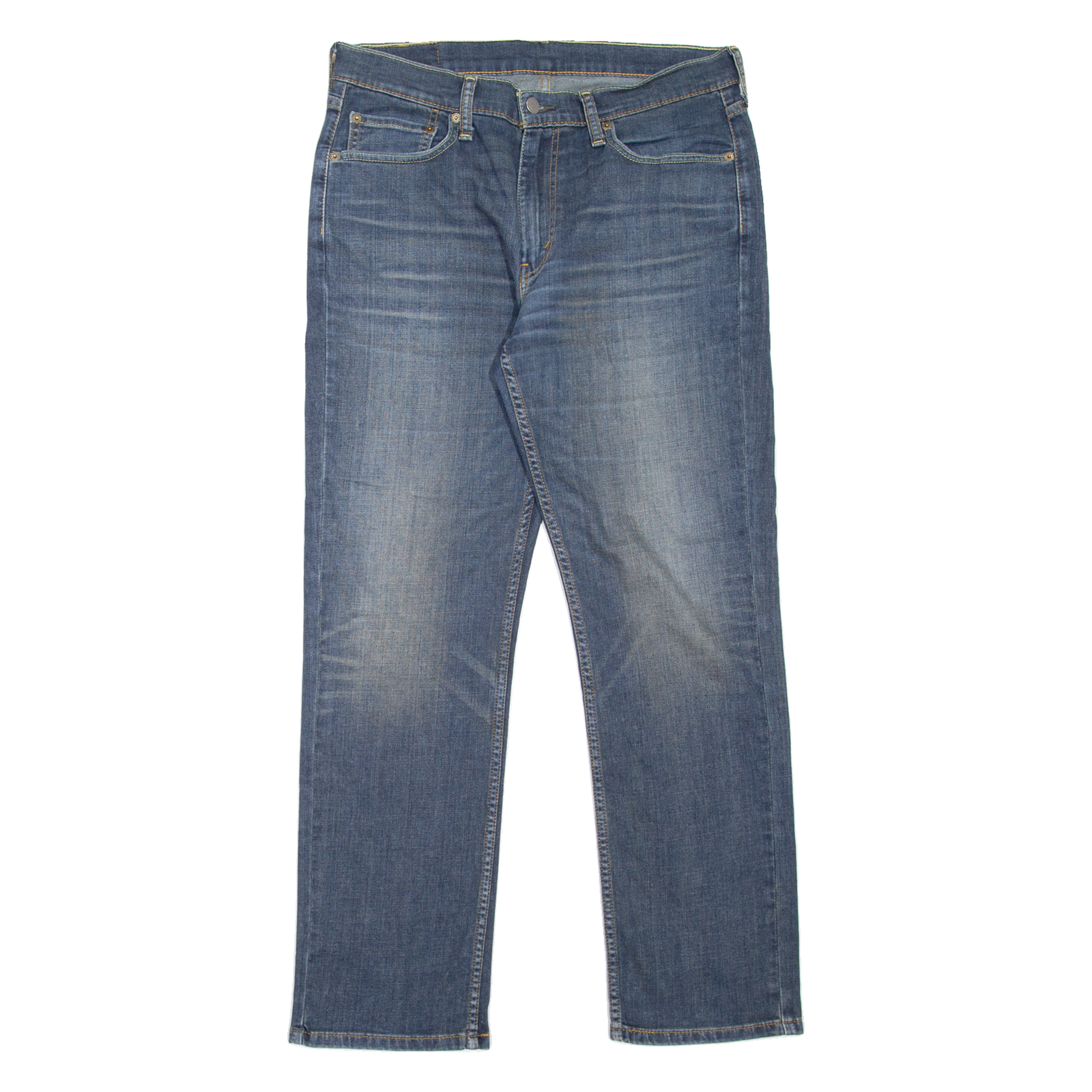 LEVI'S 514 Jeans Mens Blue Slim Straight Stone Wash W33 L30 Refurbished - N/A refurbished available on Cerqular