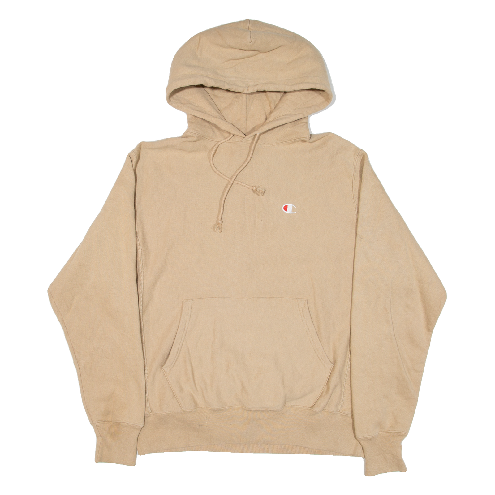 CHAMPION REVERSE WEAVE Mens Beige Hoodie M Refurbished - N/A refurbished available on Cerqular