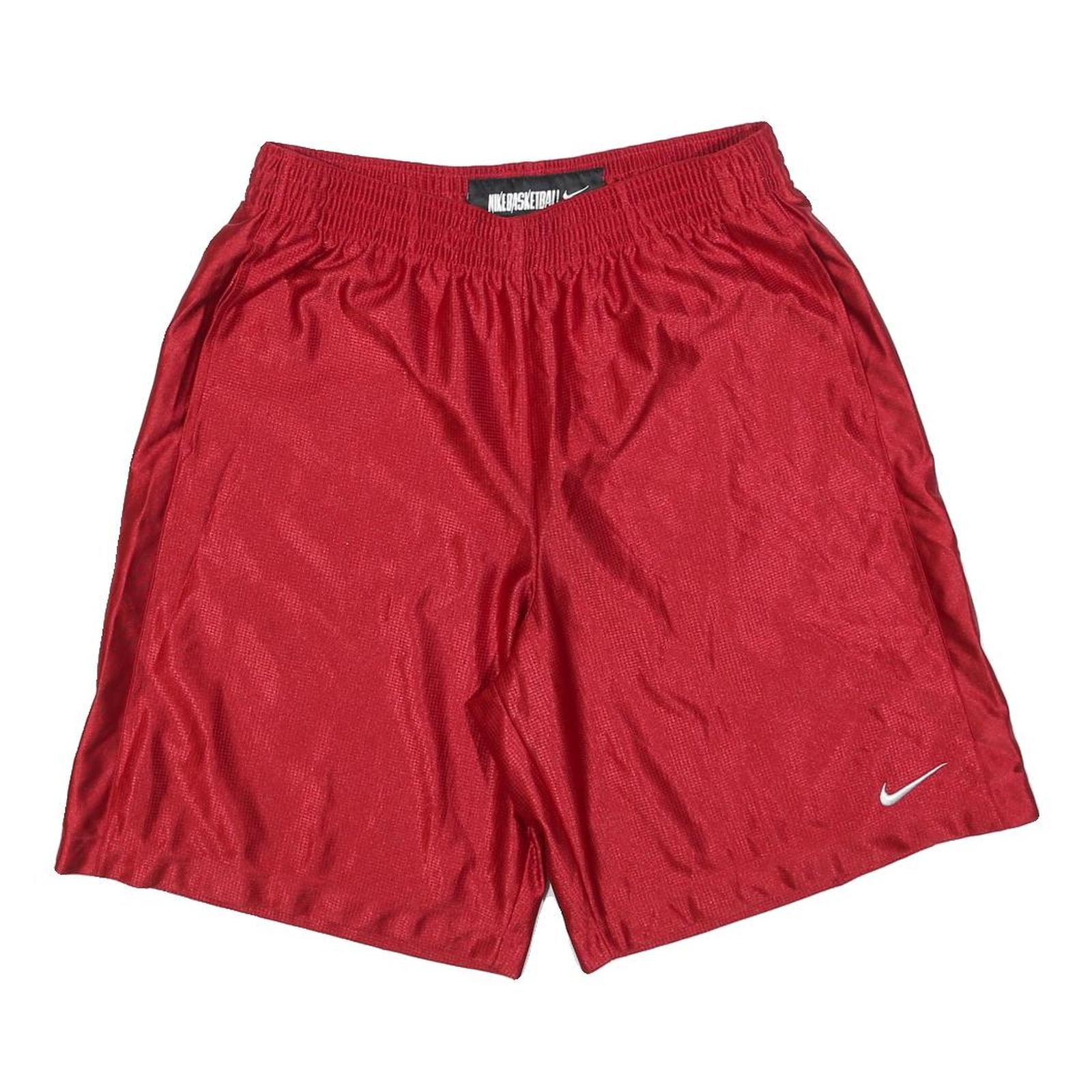 NIKE Mens Shorts Red L W32 Sportswear Polyester Athletic Gym Comfortable Refurbished - N/A refurbished available on Cerqular
