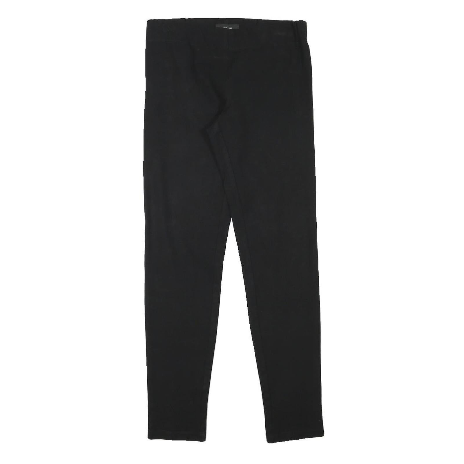 JOSEPH Womens Black Slim Trousers W27 L28 Polyester Blend Elastic Waist Refurbished - N/A refurbished available on Cerqular