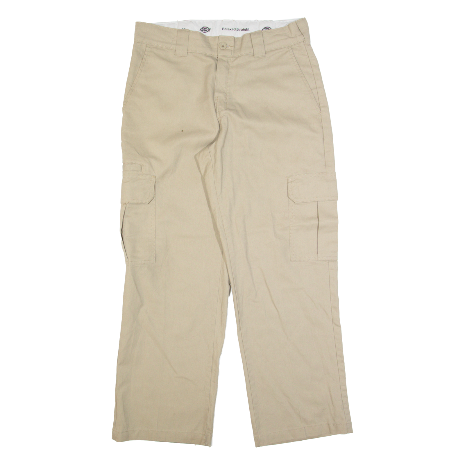 DICKIES Cargo Workwear Mens Trousers Beige Relaxed Straight W32 L30 Refurbished - N/A refurbished available on Cerqular