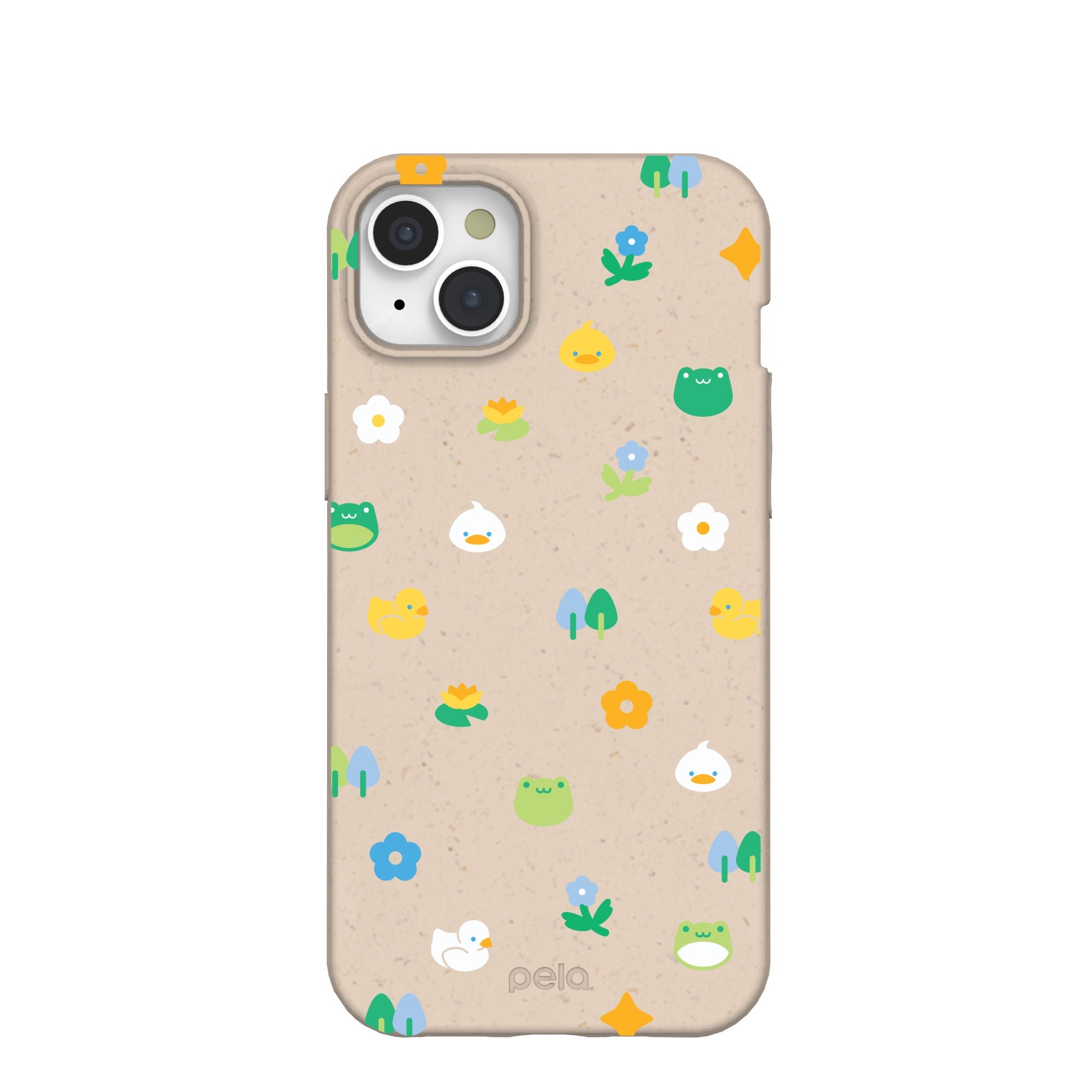 Seashell Merry Medley iPhone 15 Plus Case Refurbished - Pela Case refurbished available on Cerqular