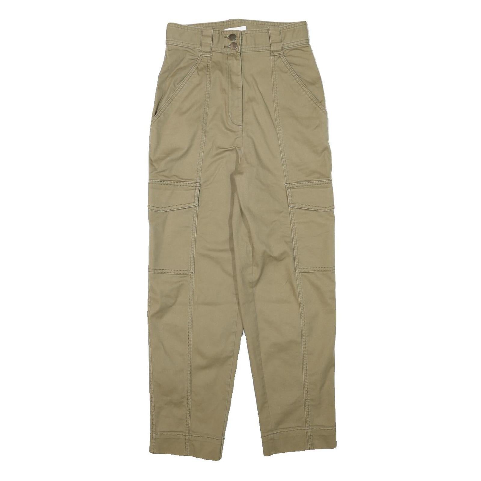 Buy H&M Womens Cotton Blend Beige Relaxed Trousers W25 L26 Cargo Pocket Zip Closure Refurbished - $23.39 H&M Womens Cotton Blend Beige Relaxed Trousers W25 L26 Cargo Pocket Zip Closure Refurbished - N/A refurbished available on Cerqular