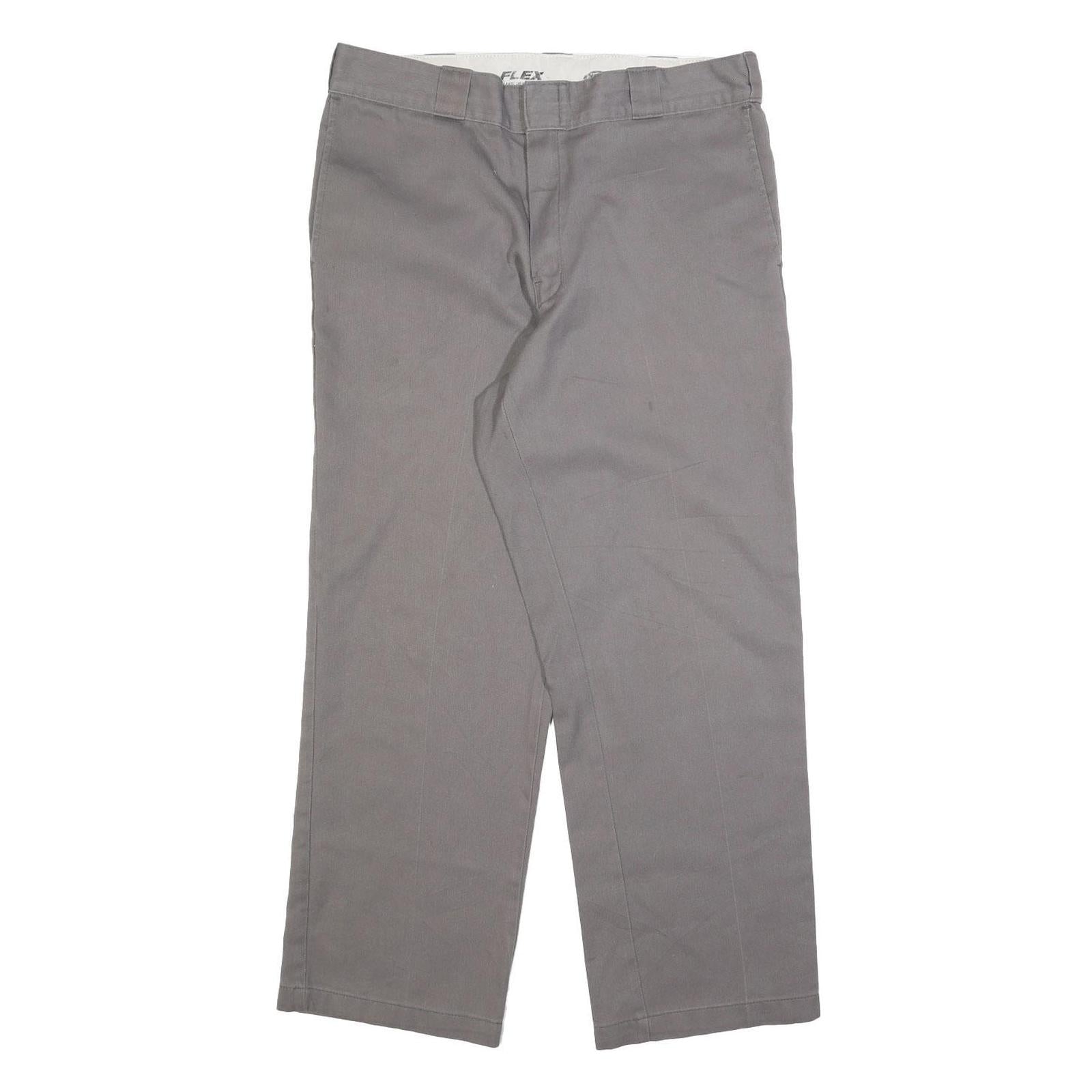 Buy DICKIES Mens Regular Grey Cotton Blend Trousers W34 L29 Workwear Zip Closure Refurbished - $37.69 DICKIES Mens Regular Grey Cotton Blend Trousers W34 L29 Workwear Zip Closure Refurbished - N/A refurbished available on Cerqular