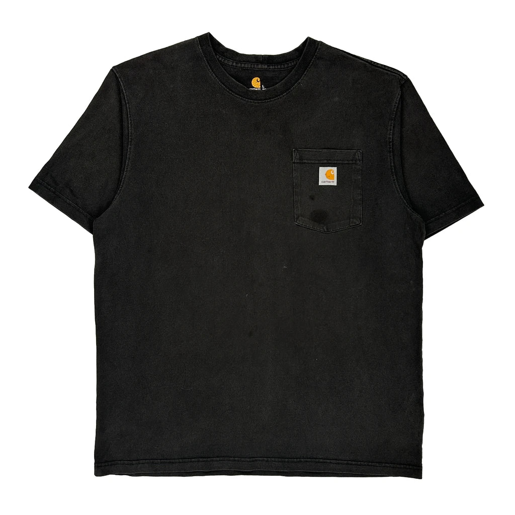 Buy Established 1889 Carhartt Graphic T-Shirt - Large Black Cotton Refurbished - $20.09 Established 1889 Carhartt Graphic T-Shirt - Large Black Cotton Refurbished - Thrifted (note: this is a term often used to describe second- refurbished available on Cerqular