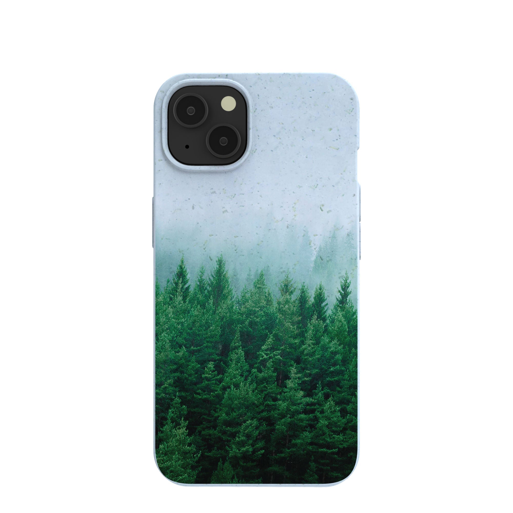 Powder Blue Forest Mist iPhone 13 Case Refurbished - Pela Case refurbished available on Cerqular