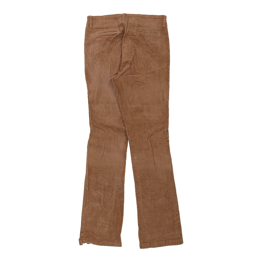 Unbranded Cord Trousers - 30W UK 10 Brown Cotton Refurbished - Thrifted (note: this is a term often used to describe second- refurbished available on Cerqular