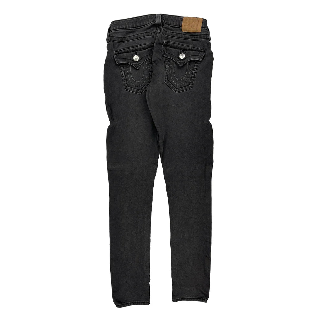 True Religion Skinny Jeans - 29W UK 8 Grey Cotton Refurbished - Thrifted (note: this is a term often used to describe second- refurbished available on Cerqular
