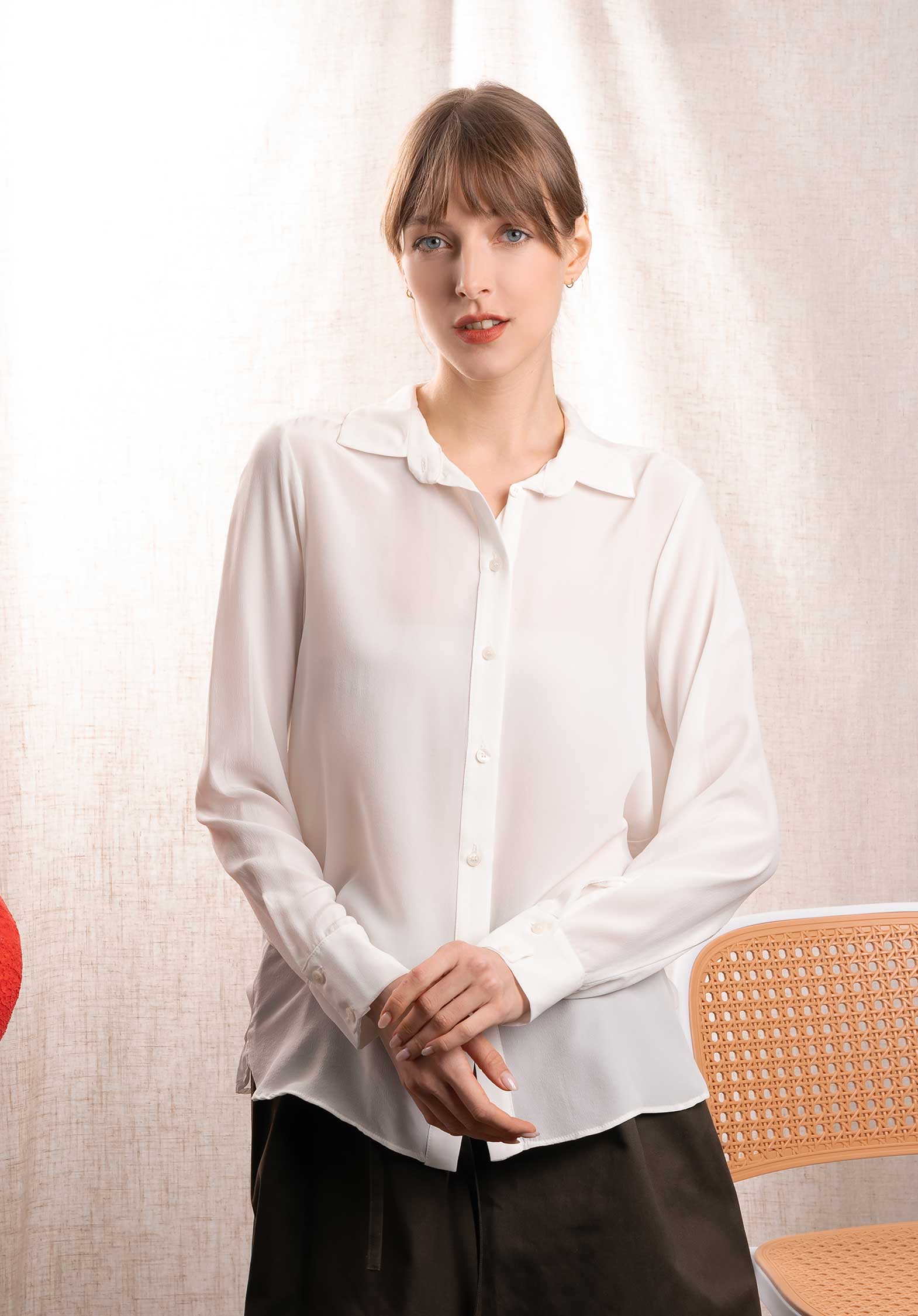 Shirt Voici Ecru | Color: ECRU | Size: M Refurbished - N/A (I could not find a well-known brand with this name refurbished available on Cerqular