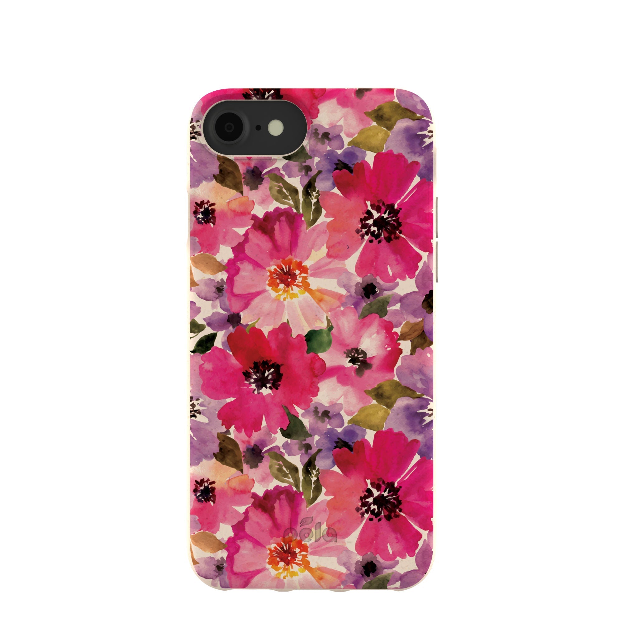 Seashell Painted Petals iPhone 6/6s/7/8/SE Case Refurbished - Pela Case refurbished available on Cerqular