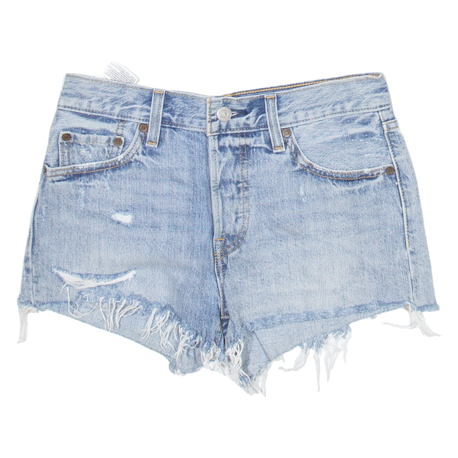 LEVI'S Big E 501 Womens Denim Shorts Blue S W29 Refurbished - N/A refurbished available on Cerqular