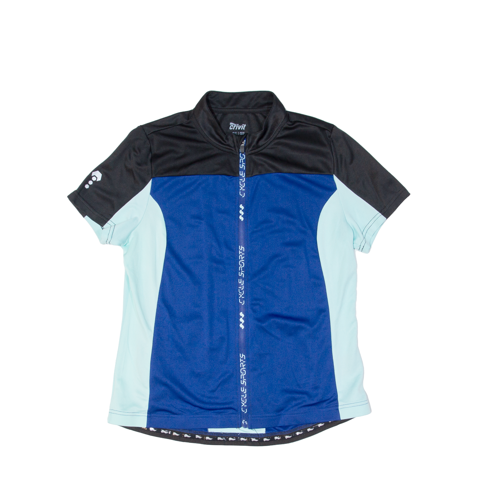 CRIVIT Cycling Full Zip Womens Jersey Blue L Refurbished - N/A refurbished available on Cerqular