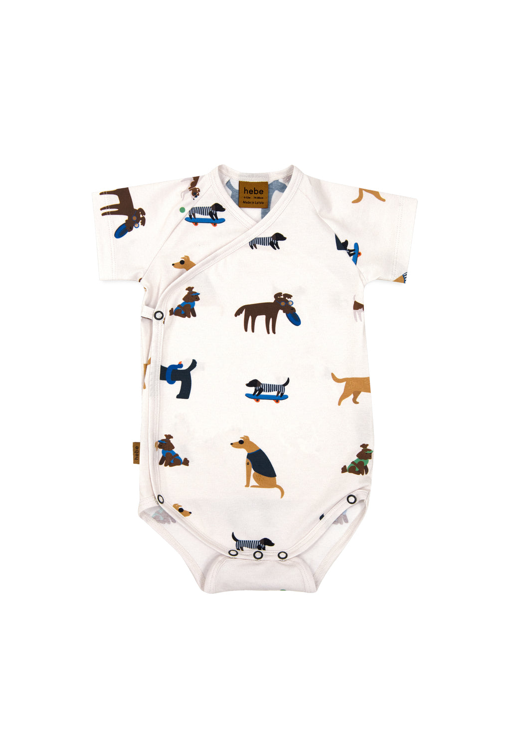 Baby body with Cool Dogs | Size: 74/80cm (6-12m) Refurbished - N/A (Note: This brand may not be well-known globally refurbished available on Cerqular