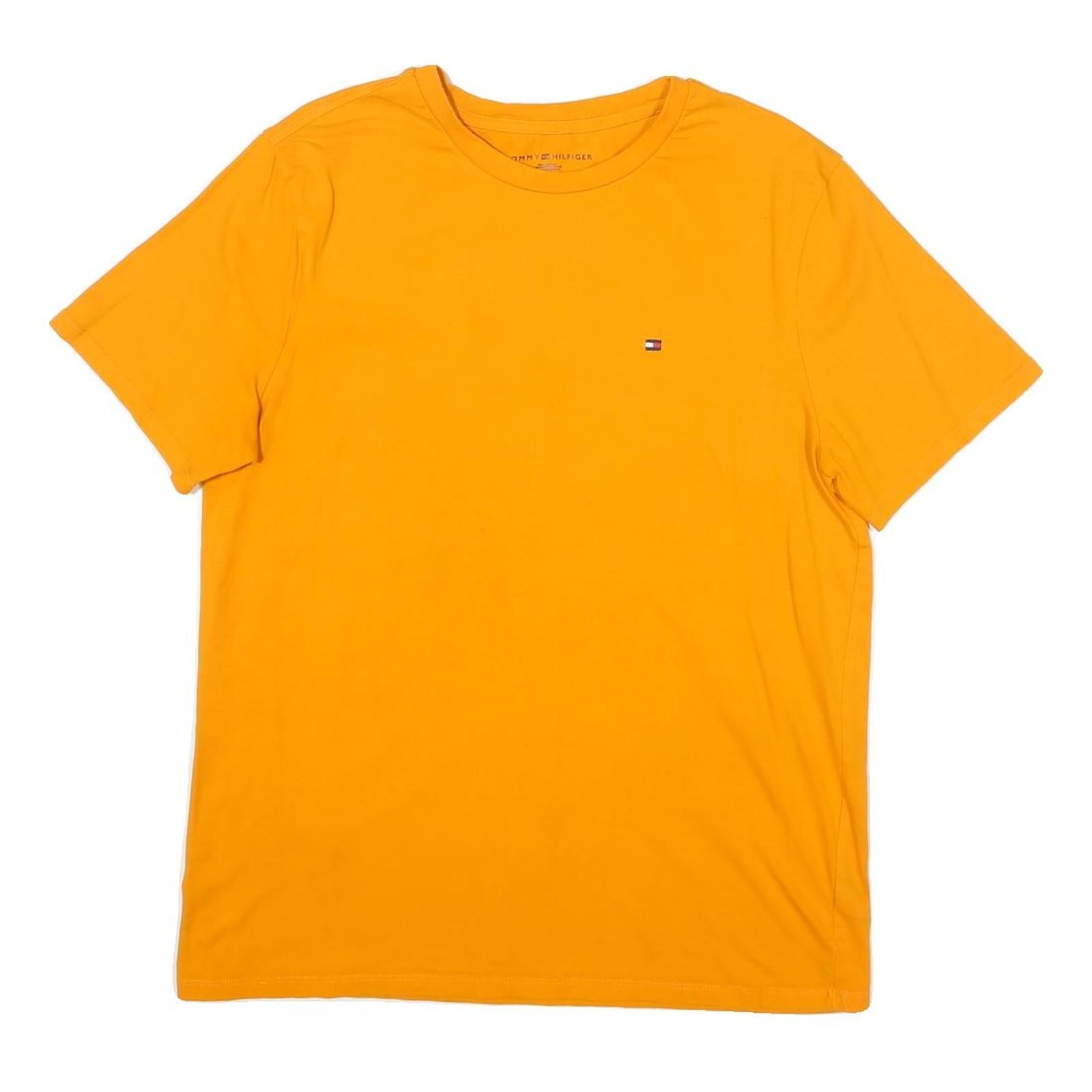 Buy TOMMY HILFIGER Mens Yellow T-Shirt L Short Sleeve Crew Neck Classic Cotton Blend Refurbished - $22.09 TOMMY HILFIGER Mens Yellow T-Shirt L Short Sleeve Crew Neck Classic Cotton Blend Refurbished - N/A refurbished available on Cerqular