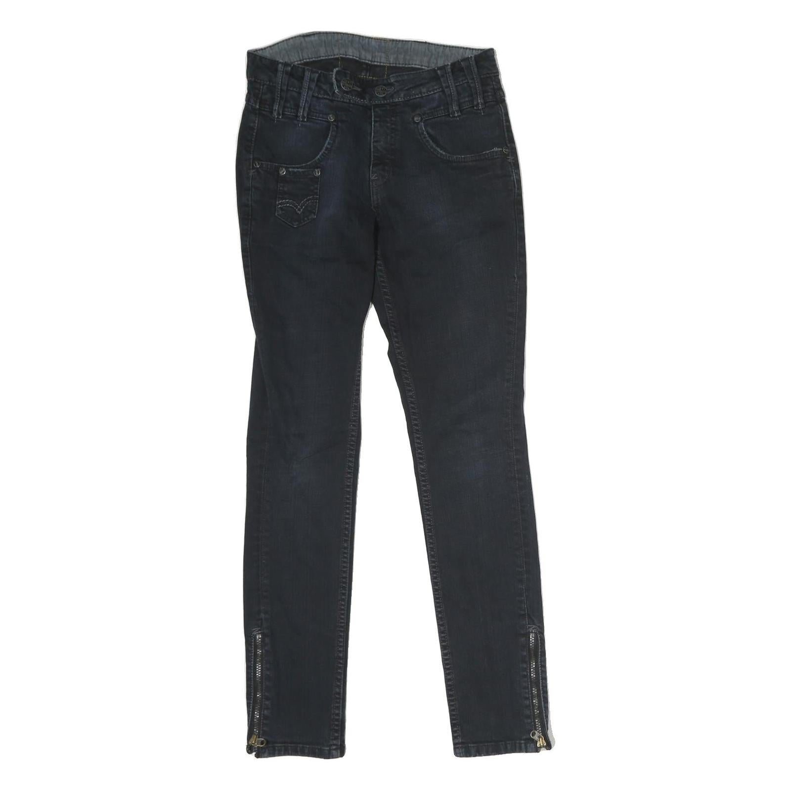 LEVI'S Mens Jeans Black Regular Skinny Denim Medium W28 L30 Fitted Style Refurbished - N/A refurbished available on Cerqular